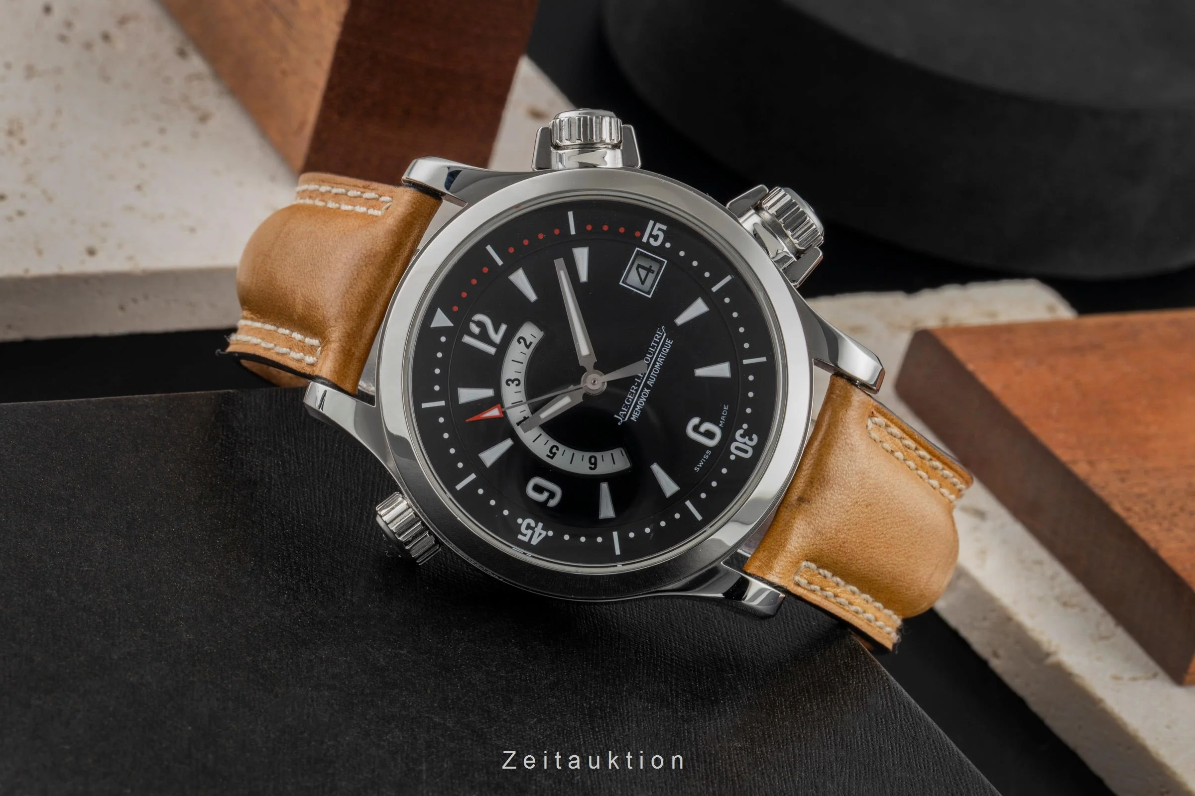 Jaeger LeCoultre Memovox steel automatic men's watch Q1708470  , 146.8.97/1  [2507196] - Image 3