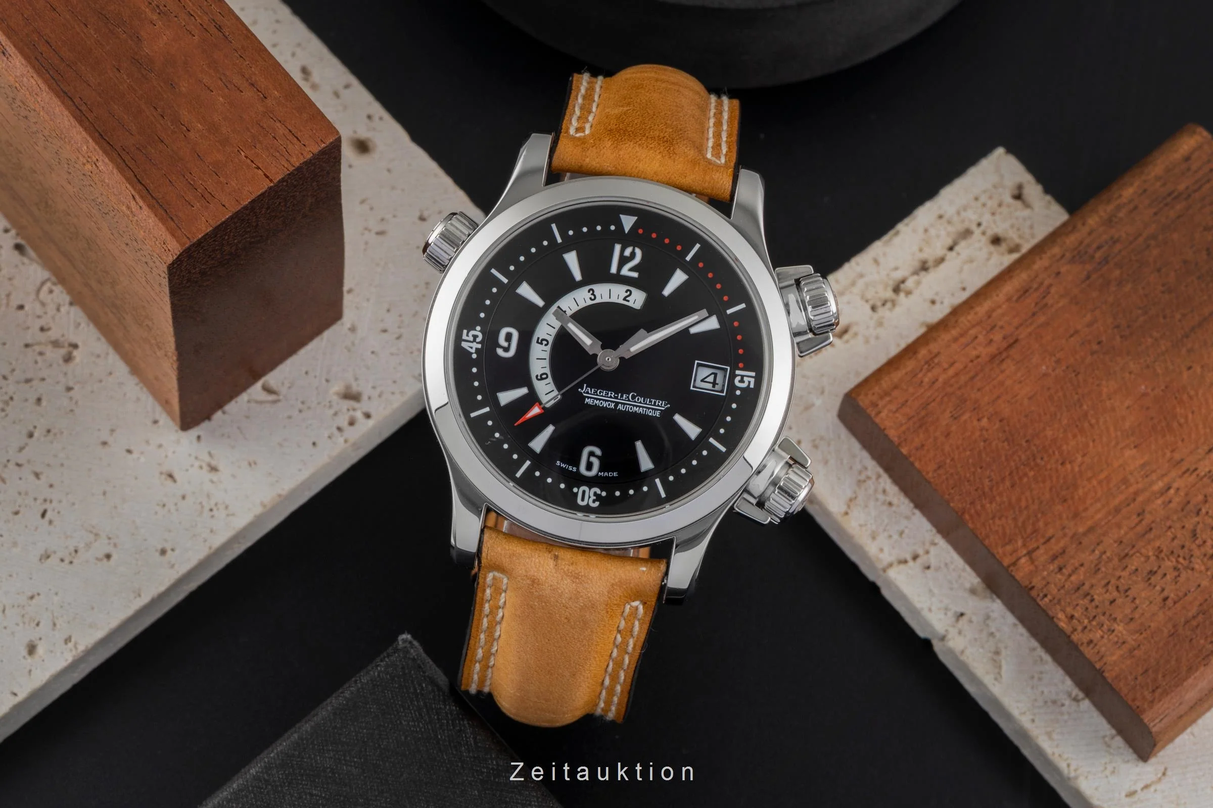 Jaeger LeCoultre Memovox steel automatic men's watch Q1708470  , 146.8.97/1  [2507196] - Image 4