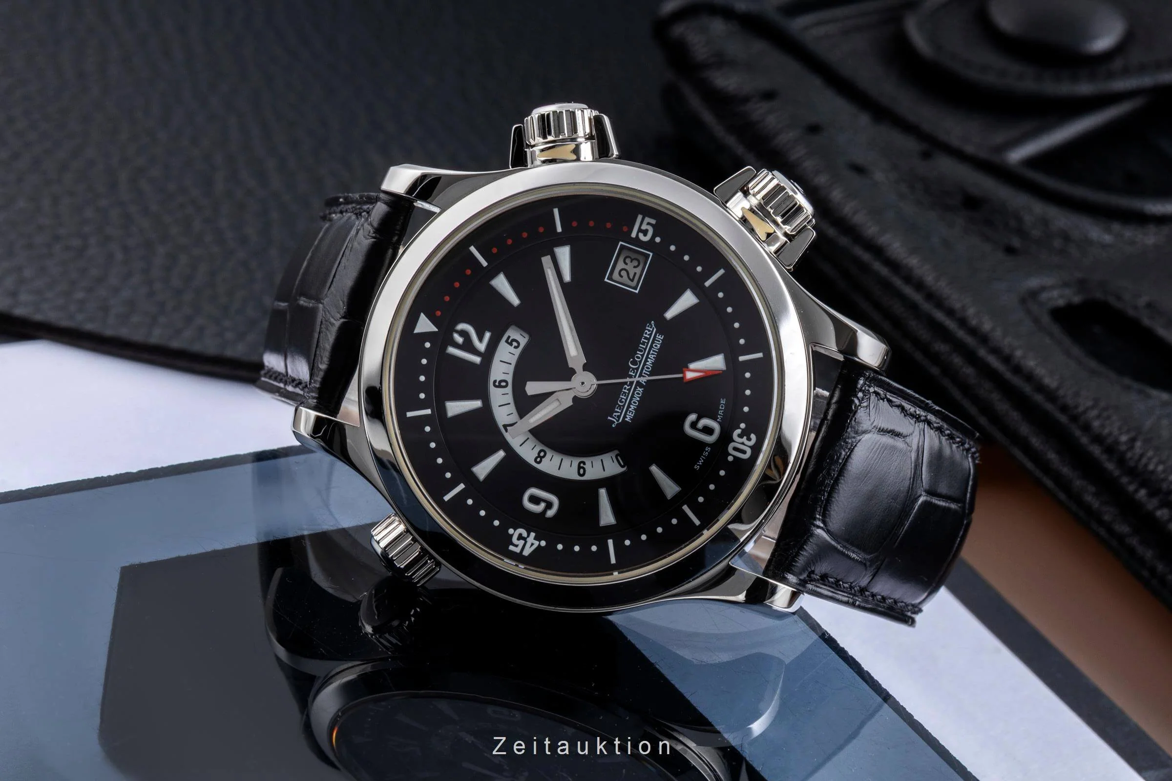 Jaeger LeCoultre Memovox steel automatic men's watch Q1708470   146.8.97 LP: 15400EUR  [2502400] - Image 3