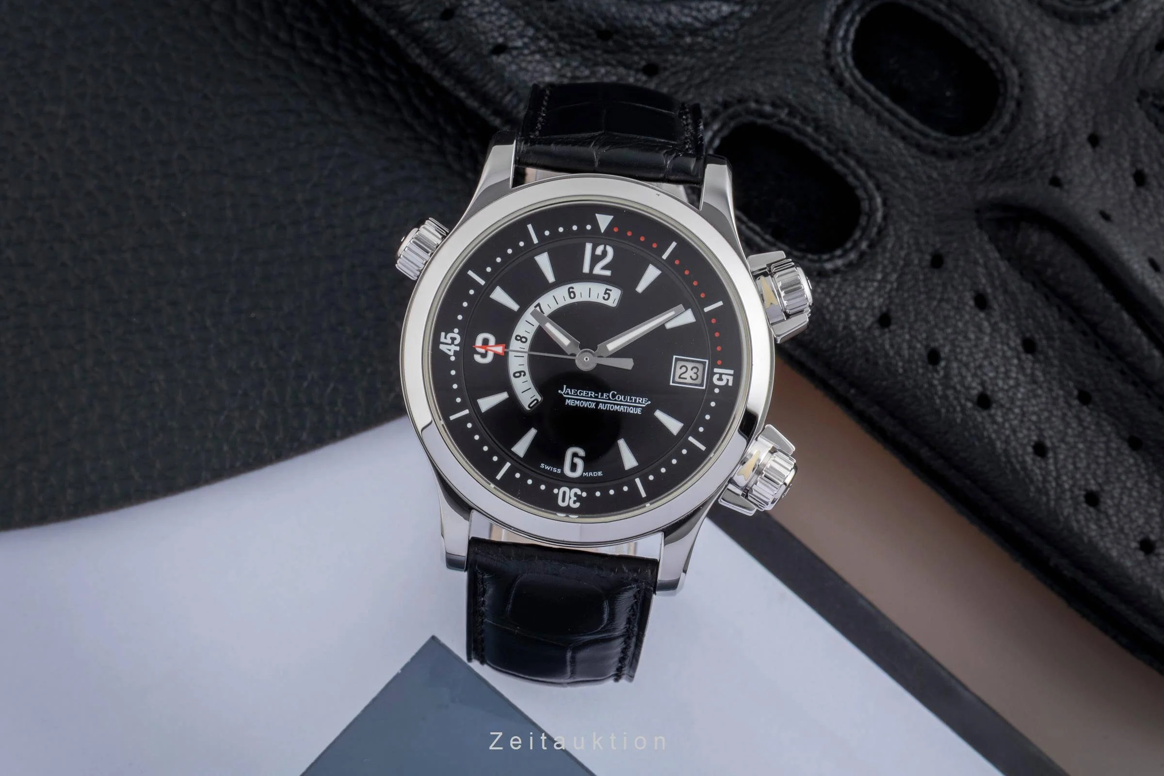 Jaeger LeCoultre Memovox steel automatic men's watch Q1708470   146.8.97 LP: 15400EUR  [2502400] - Image 4
