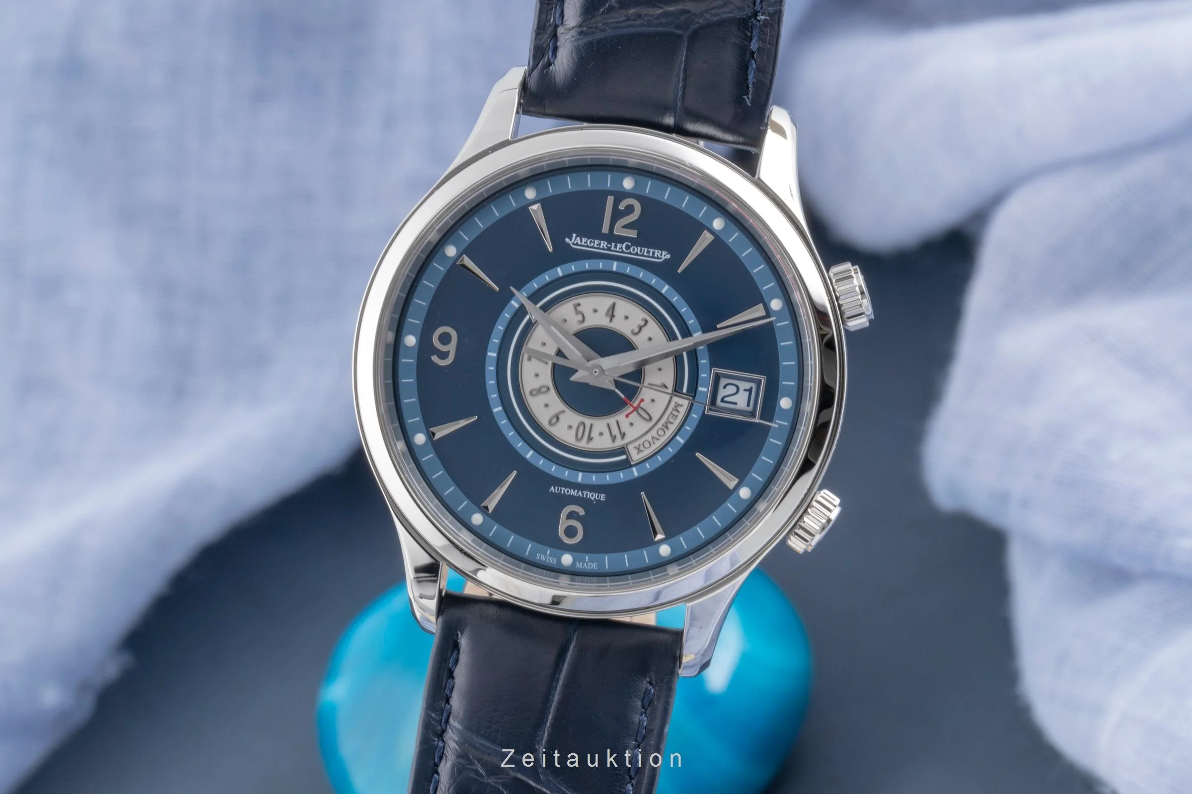 Jaeger LeCoultre Memovox steel automatic men's watch Q410848J  830.8.96.S LP: 15800EUR Limited  [2503700] - Image 2