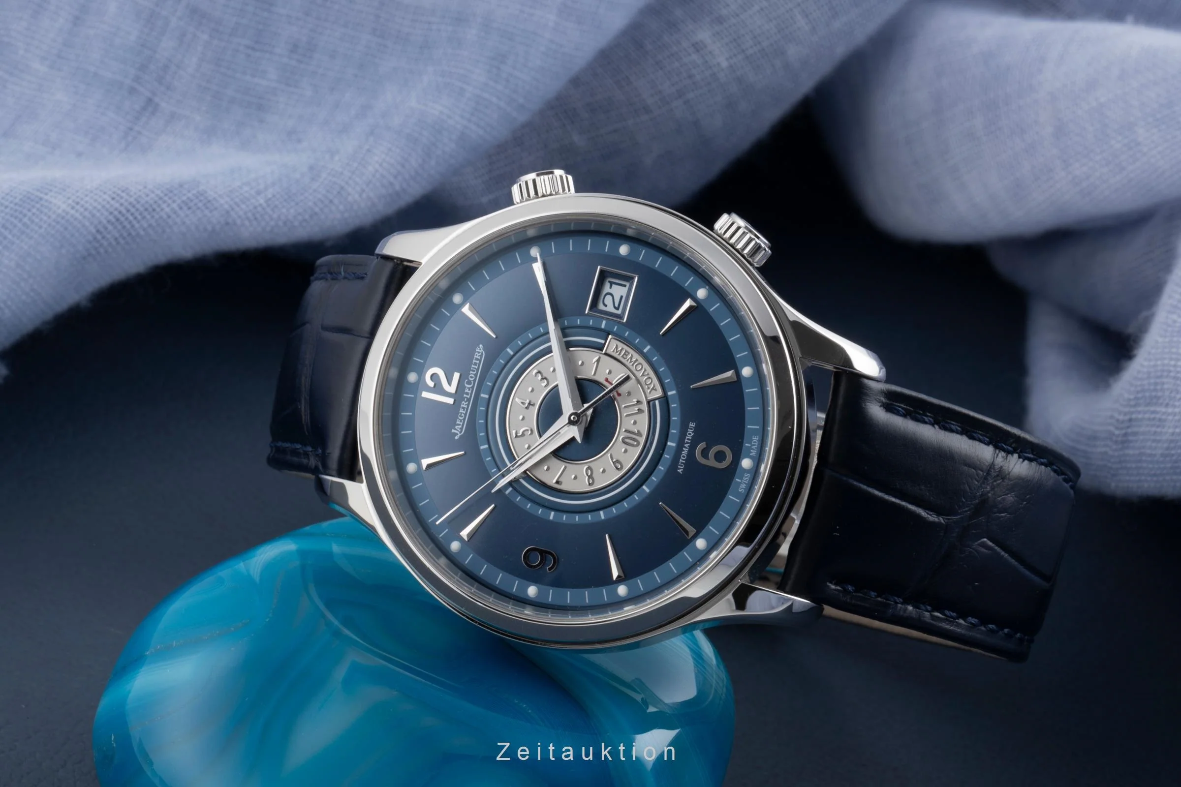 Jaeger LeCoultre Memovox steel automatic men's watch Q410848J  830.8.96.S LP: 15800EUR Limited  [2503700] - Image 3