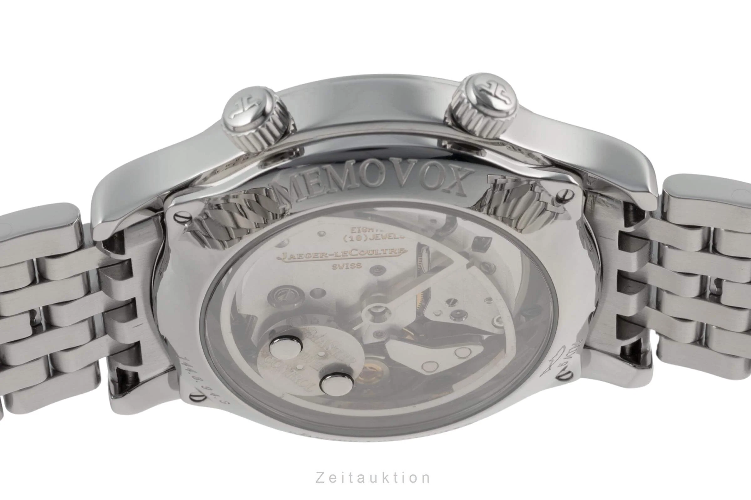 Jaeger LeCoultre Memovox steel manual winding men's watch 144.8.94.S  [2402853] - Image 9