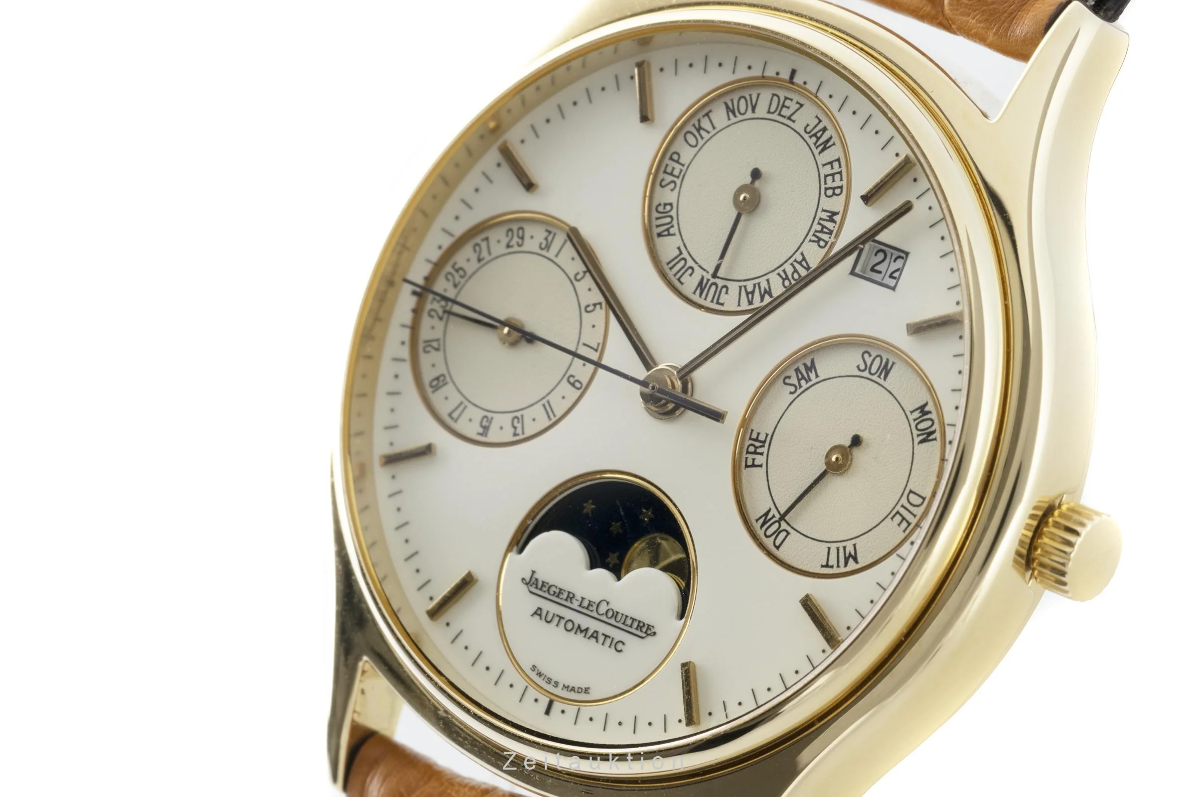 Jaeger LeCoultre Perpetual Calendar 18 ct gold automatic men's watch 141.140.1  [2203765] - Image 10