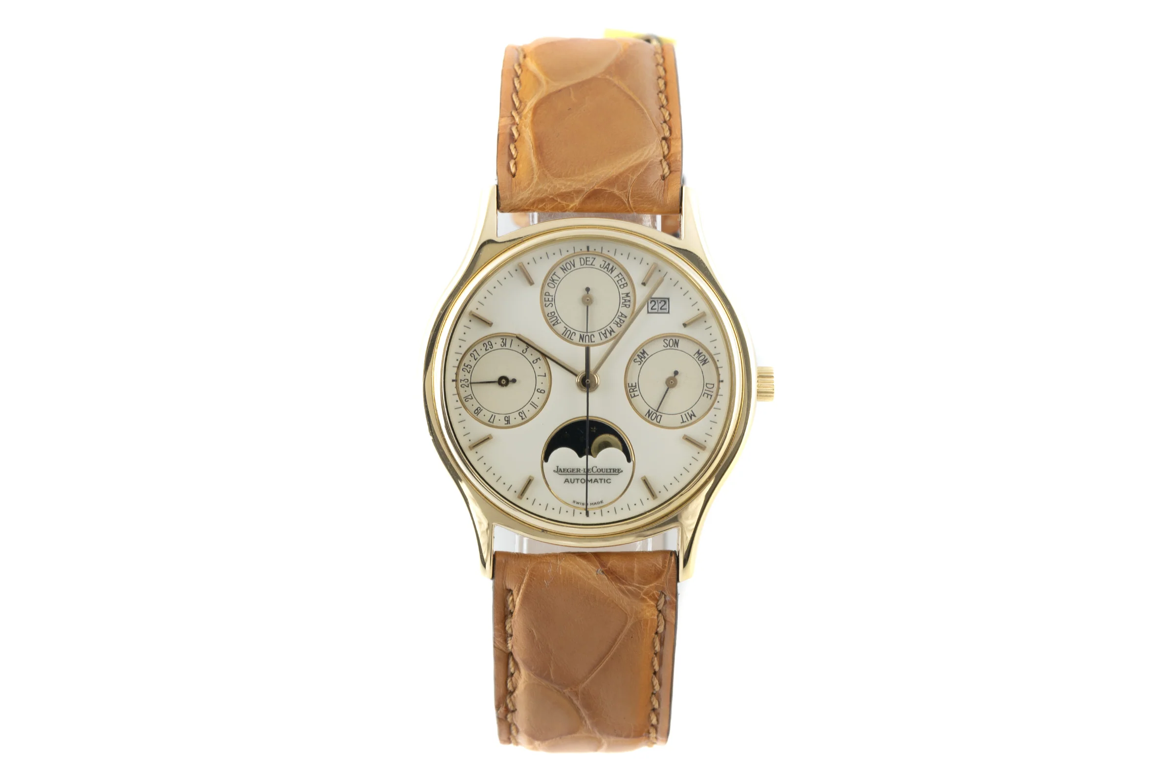 Jaeger LeCoultre Perpetual Calendar 18 ct gold automatic men's watch 141.140.1  [2203765] - Image 4