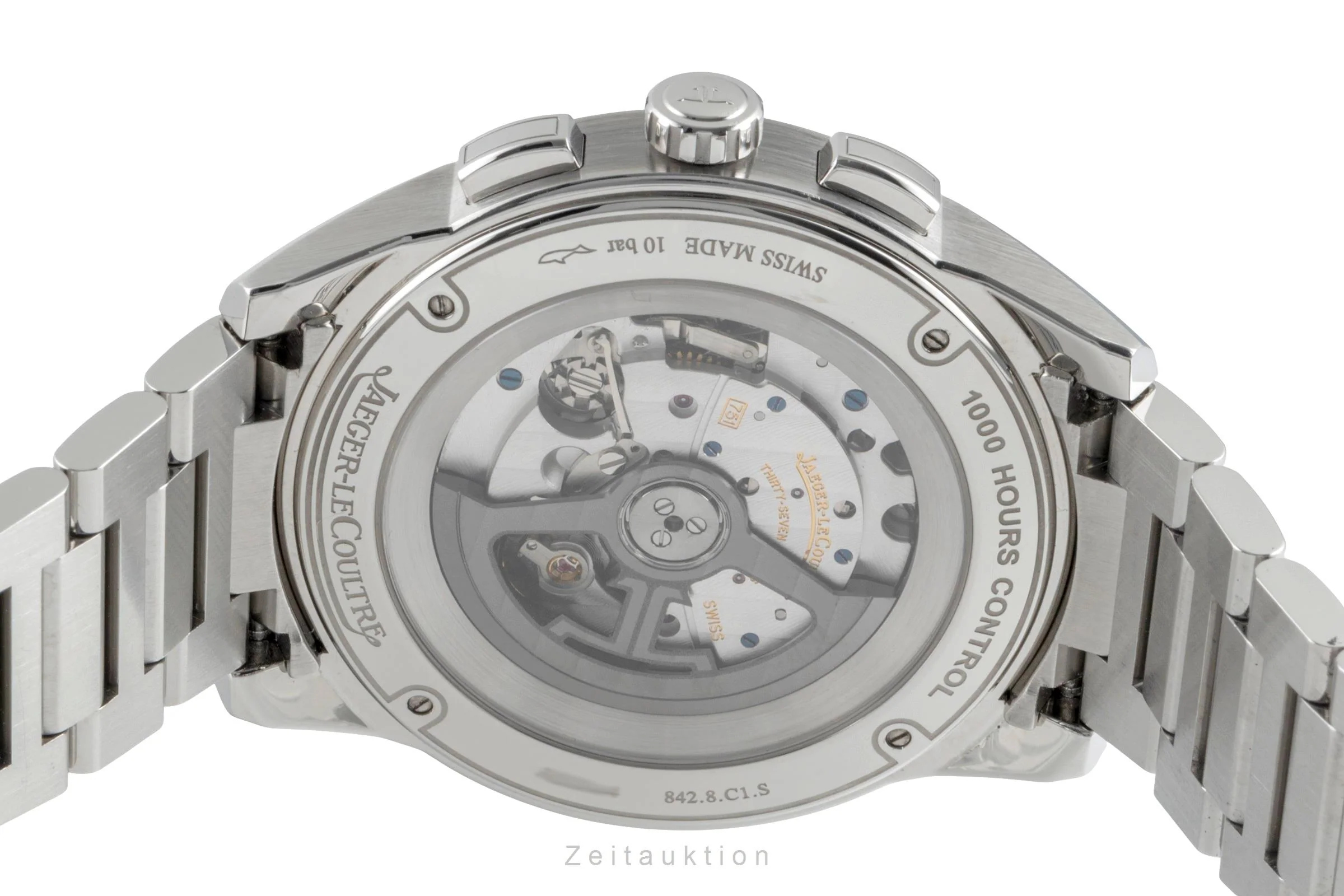 Jaeger LeCoultre Polaris chronograph steel automatic men's watch Q9028180, 842.8.C1.S  [2505277] - Image 12