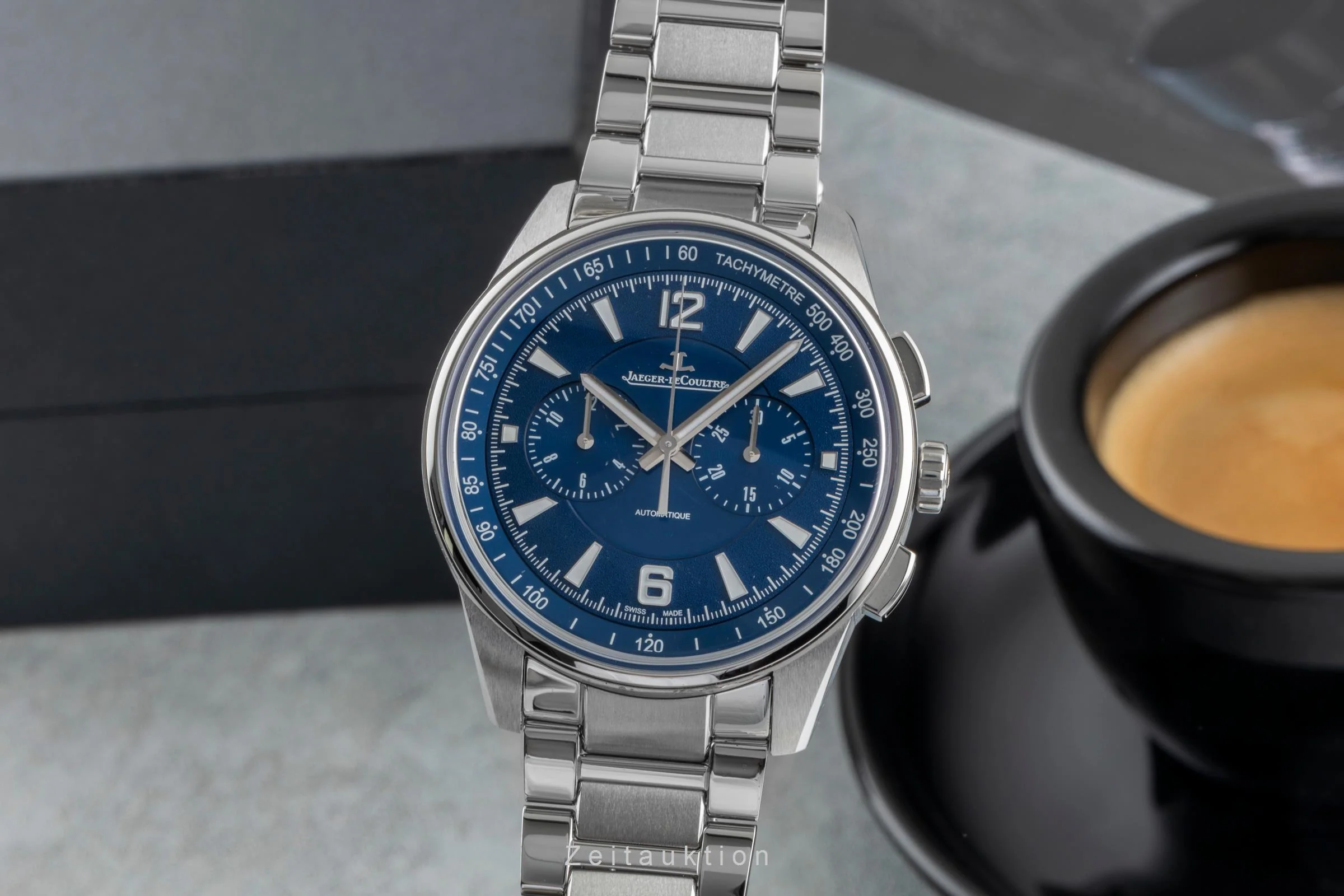 Jaeger LeCoultre Polaris chronograph steel automatic men's watch Q9028180, 842.8.C1.S  [2505277] - Image 2