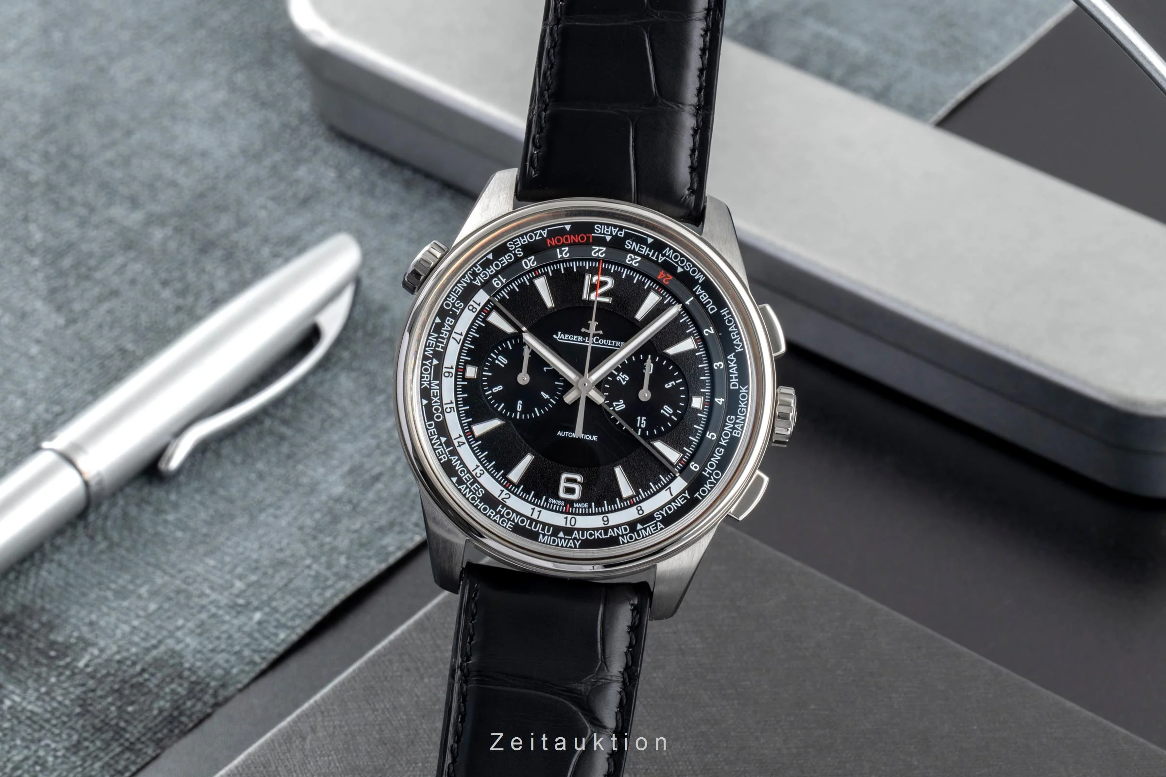 Jaeger LeCoultre Polaris chronograph titanium automatic men's watch Q905T471  844.T.C2.S  [2600511] - Image 2