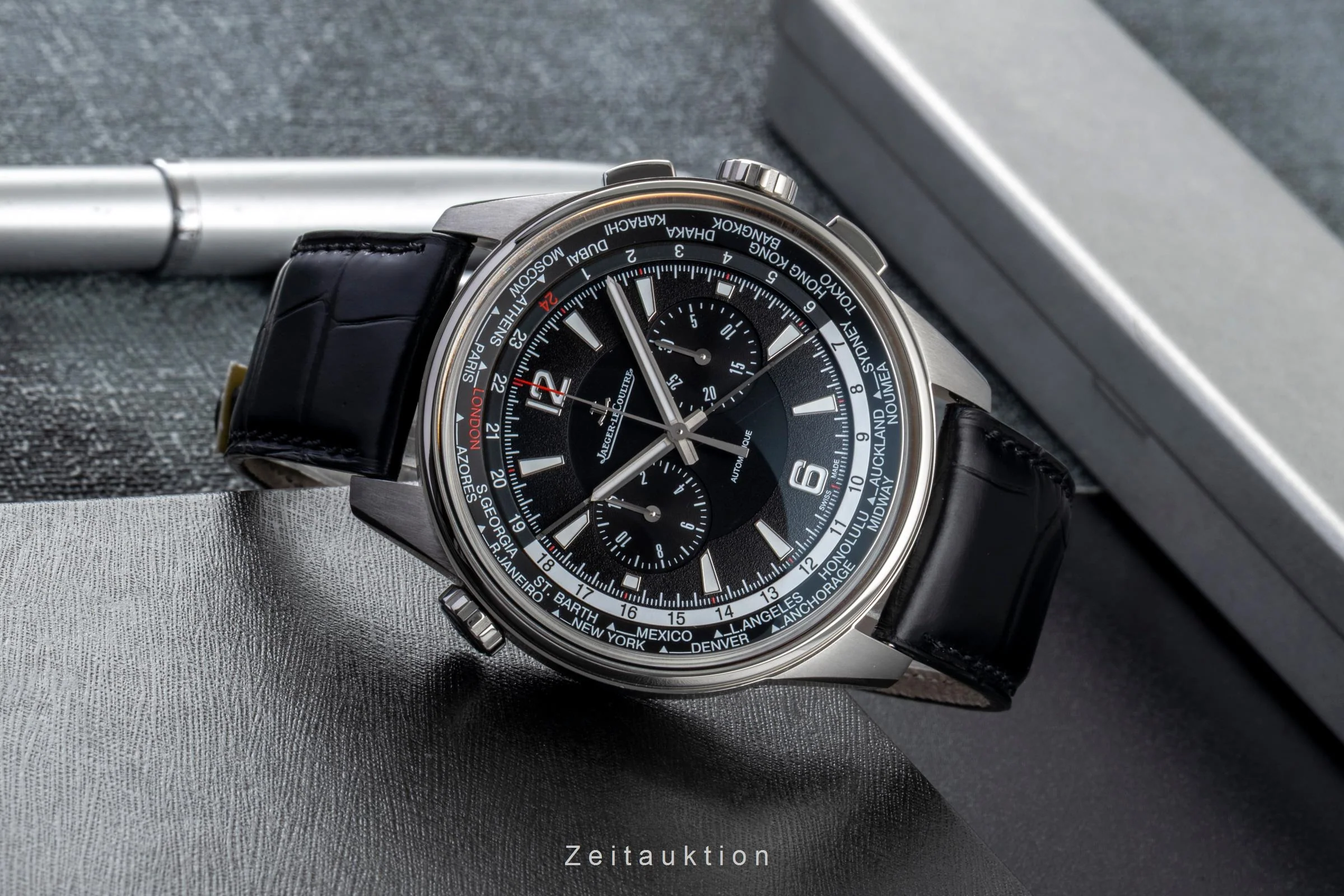 Jaeger LeCoultre Polaris chronograph titanium automatic men's watch Q905T471  844.T.C2.S  [2600511] - Image 3