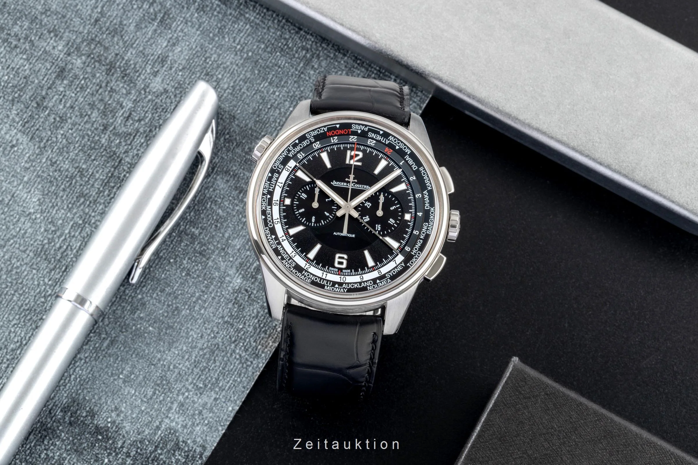 Jaeger LeCoultre Polaris chronograph titanium automatic men's watch Q905T471  844.T.C2.S  [2600511] - Image 4