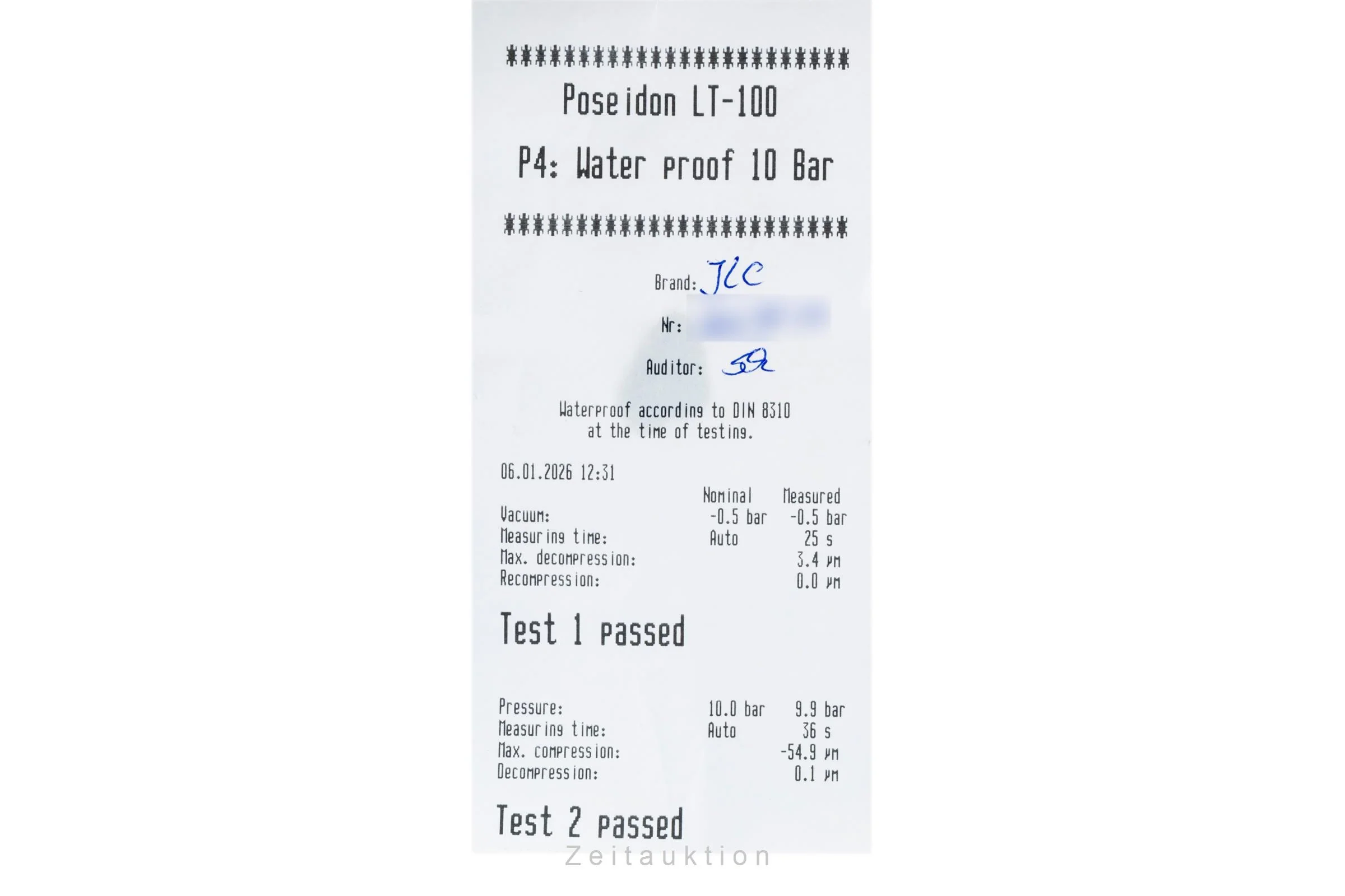 Jaeger LeCoultre Polaris steel automatic men's watch Q906863J , 857.8.A0.S LP: 11900EUR  [2507314] - Image 10