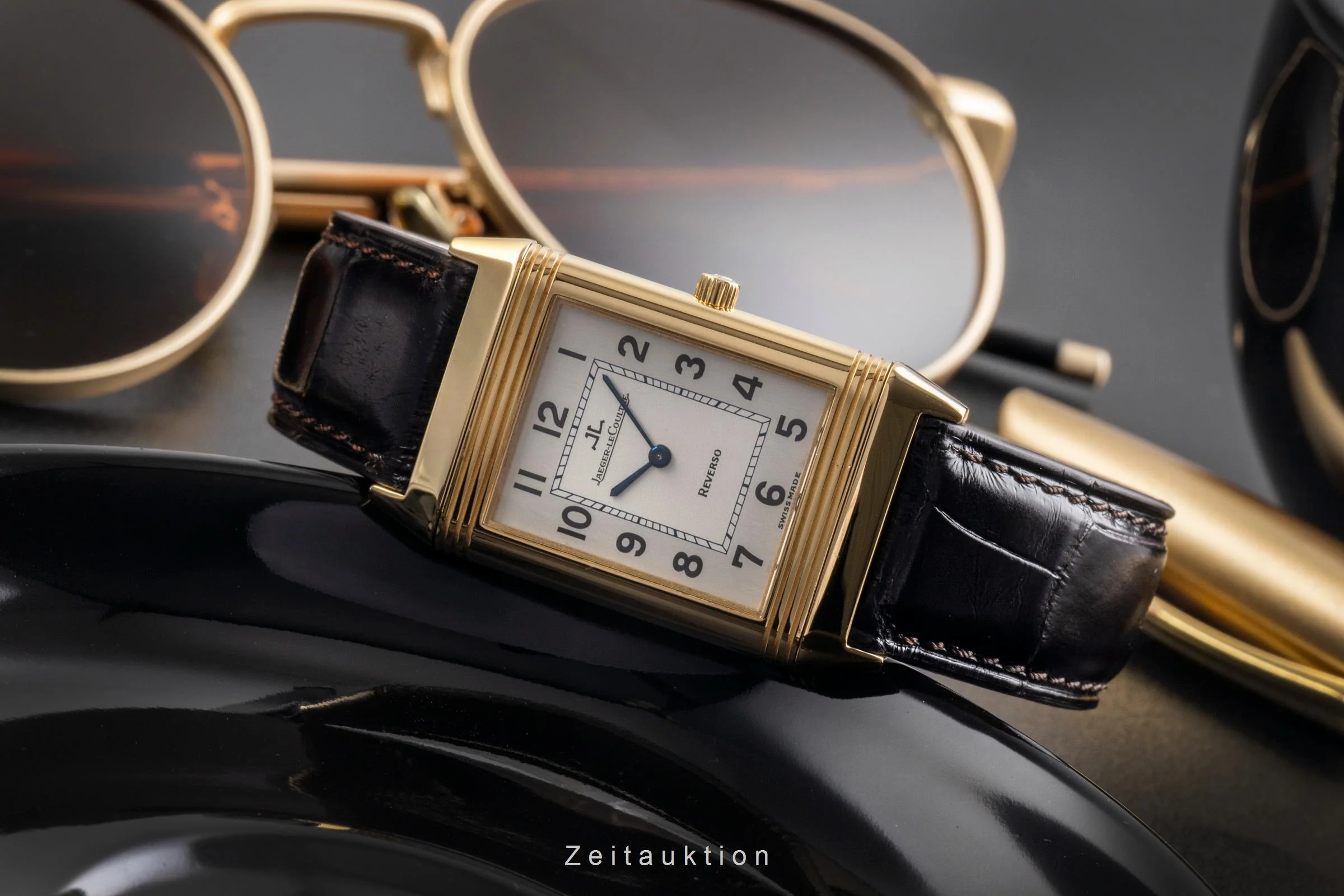 Jaeger LeCoultre Reverso 18 ct gold manual winding men's watch 250.1.86 LP: 16900EUR  [2503310] - Image 3