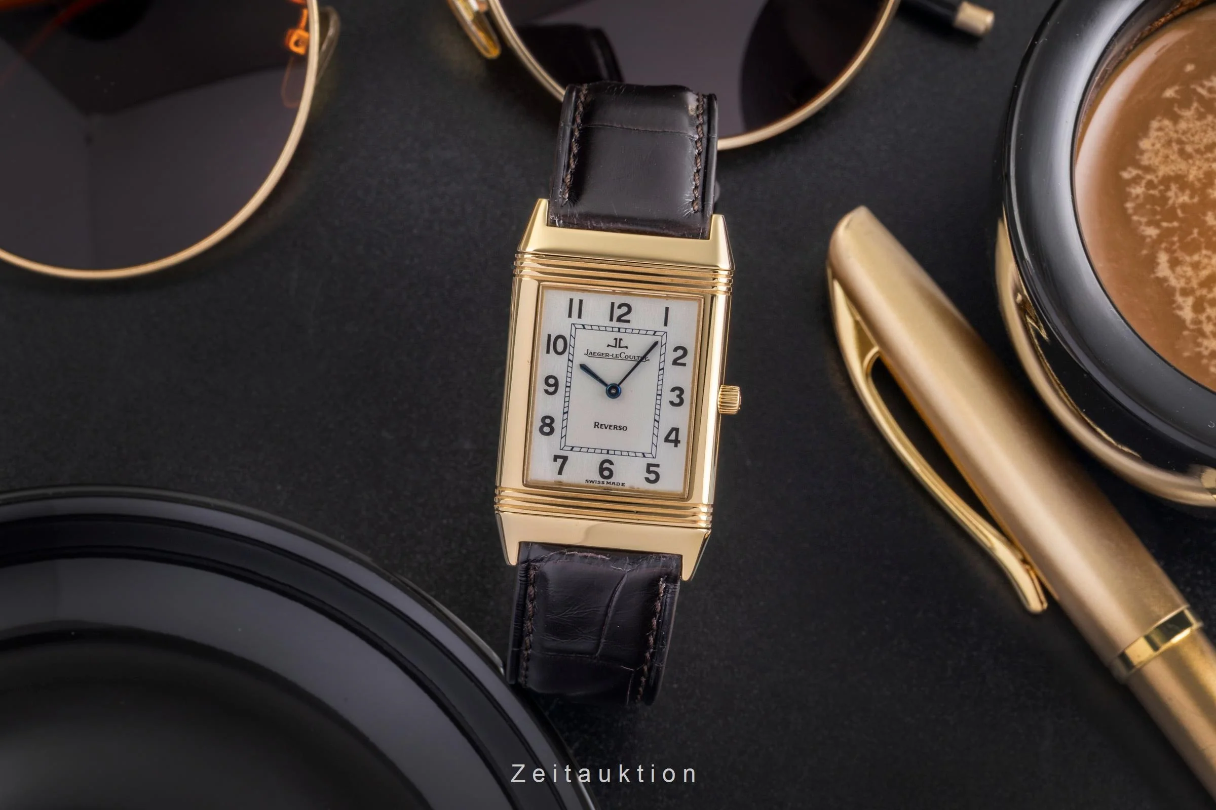 Jaeger LeCoultre Reverso 18 ct gold manual winding men's watch 250.1.86 LP: 16900EUR  [2503310] - Image 4