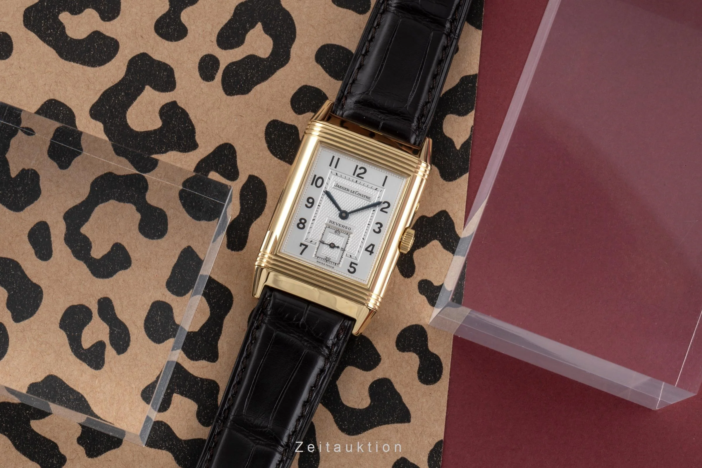 Jaeger LeCoultre Reverso 18 ct gold manual winding men's watch 270.1.54  [2505085] - Image 4