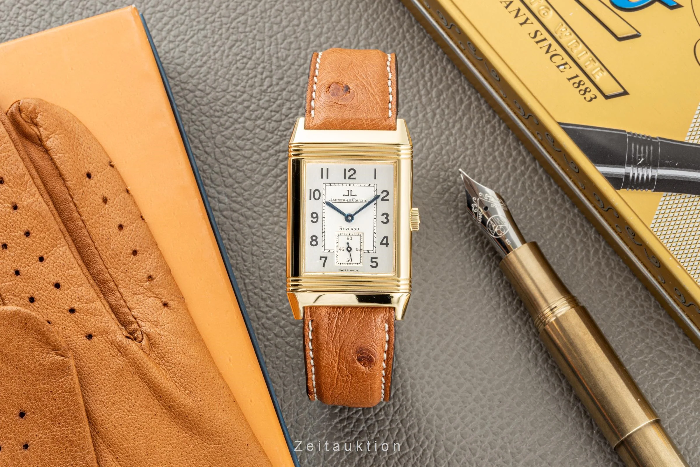 Jaeger LeCoultre Reverso 18 ct gold manual winding men's watch 270.1.62 LP: 14800EUR  [2203988] - Image 2
