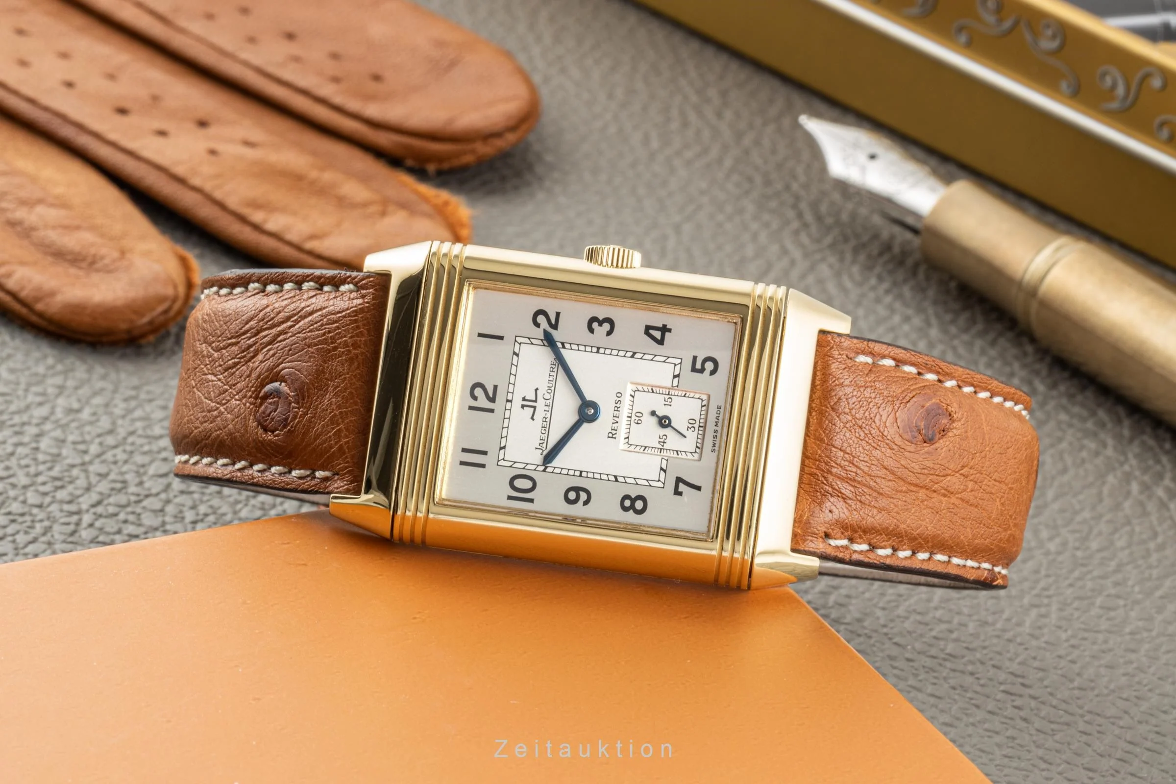 Jaeger LeCoultre Reverso 18 ct gold manual winding men's watch 270.1.62 LP: 14800EUR  [2203988] - Image 3