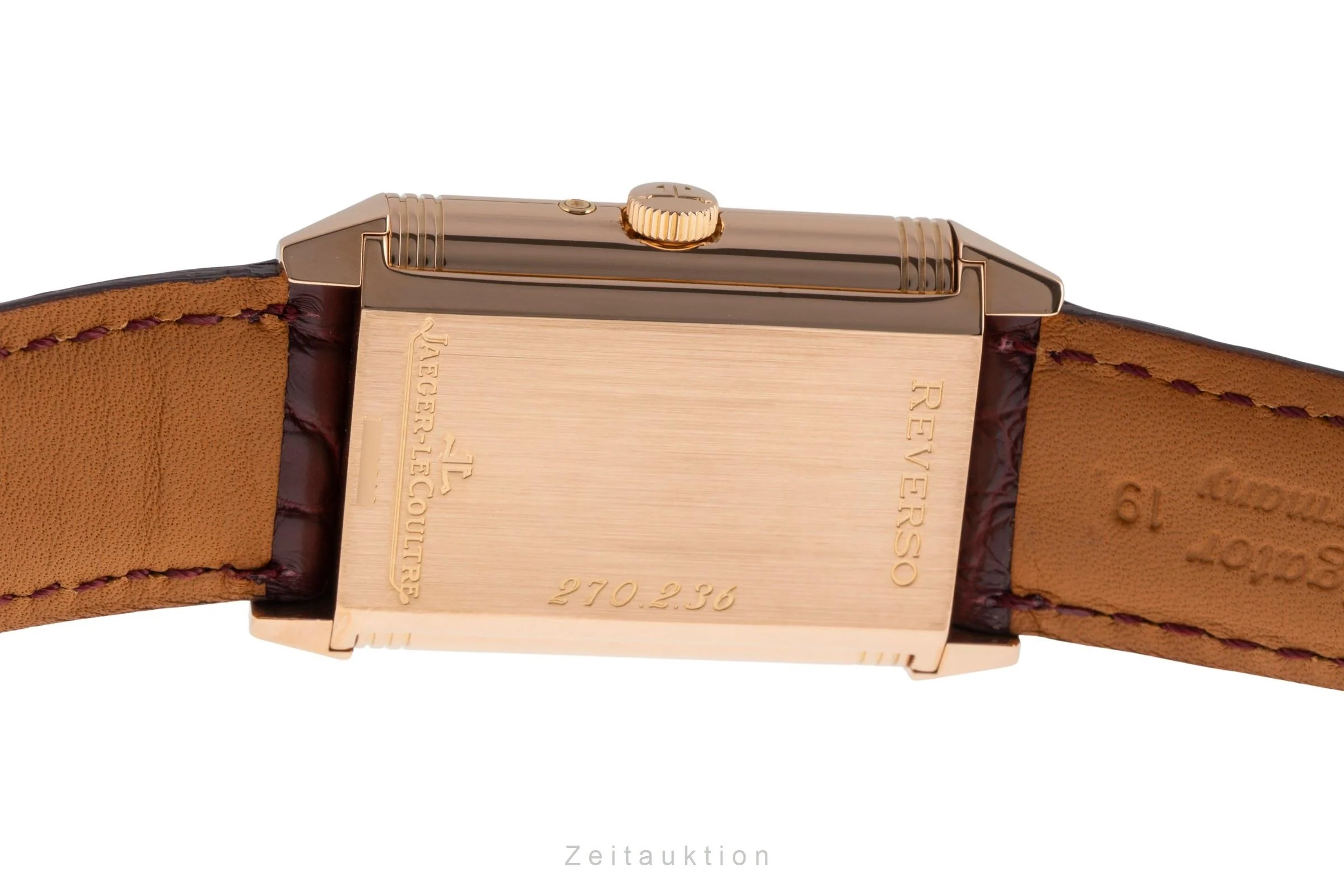 Jaeger LeCoultre Reverso 18 ct gold manual winding men's watch 270.2.36  [2502747] - Image 12