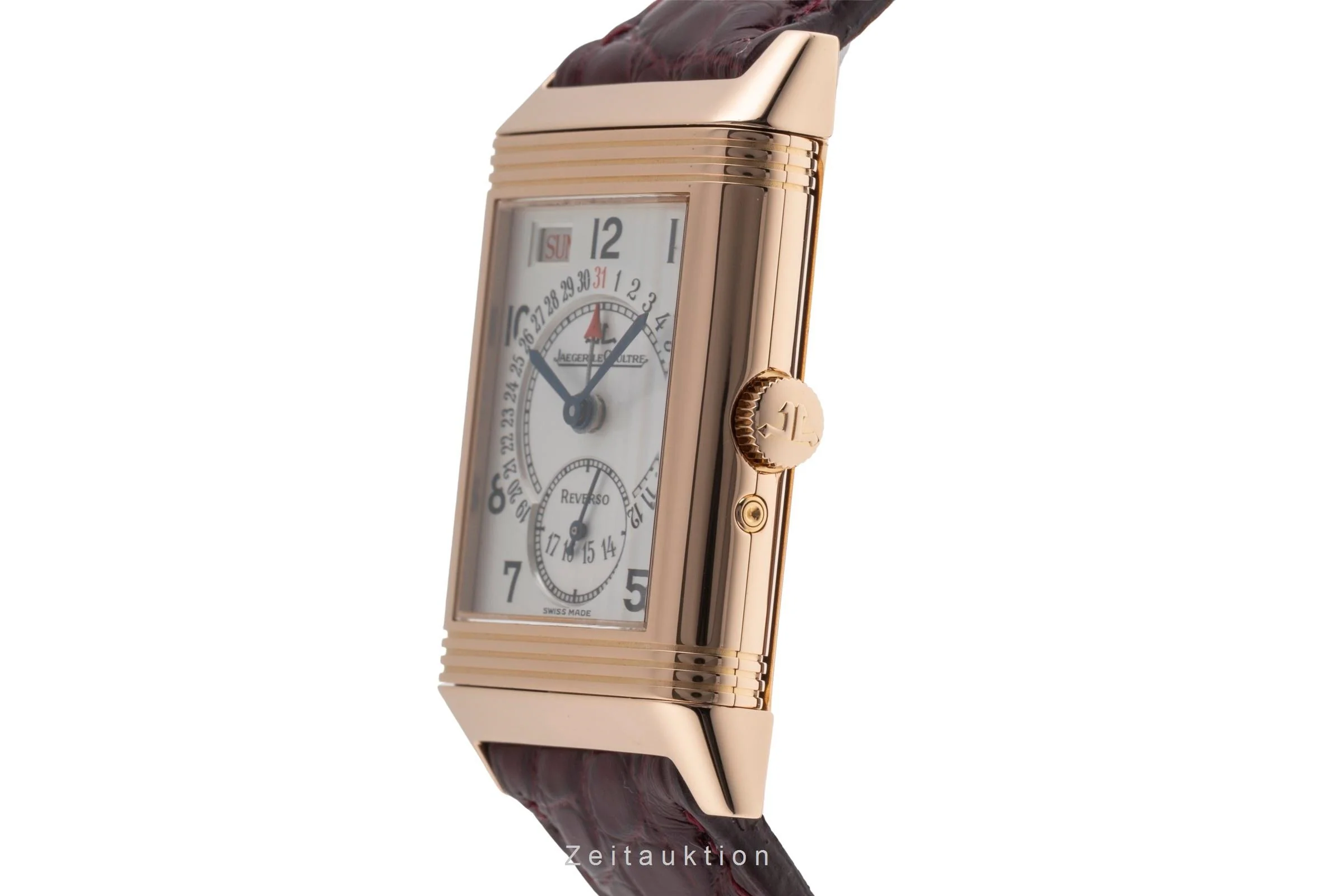 Jaeger LeCoultre Reverso 18 ct gold manual winding men's watch 270.2.36  [2502747] - Image 7