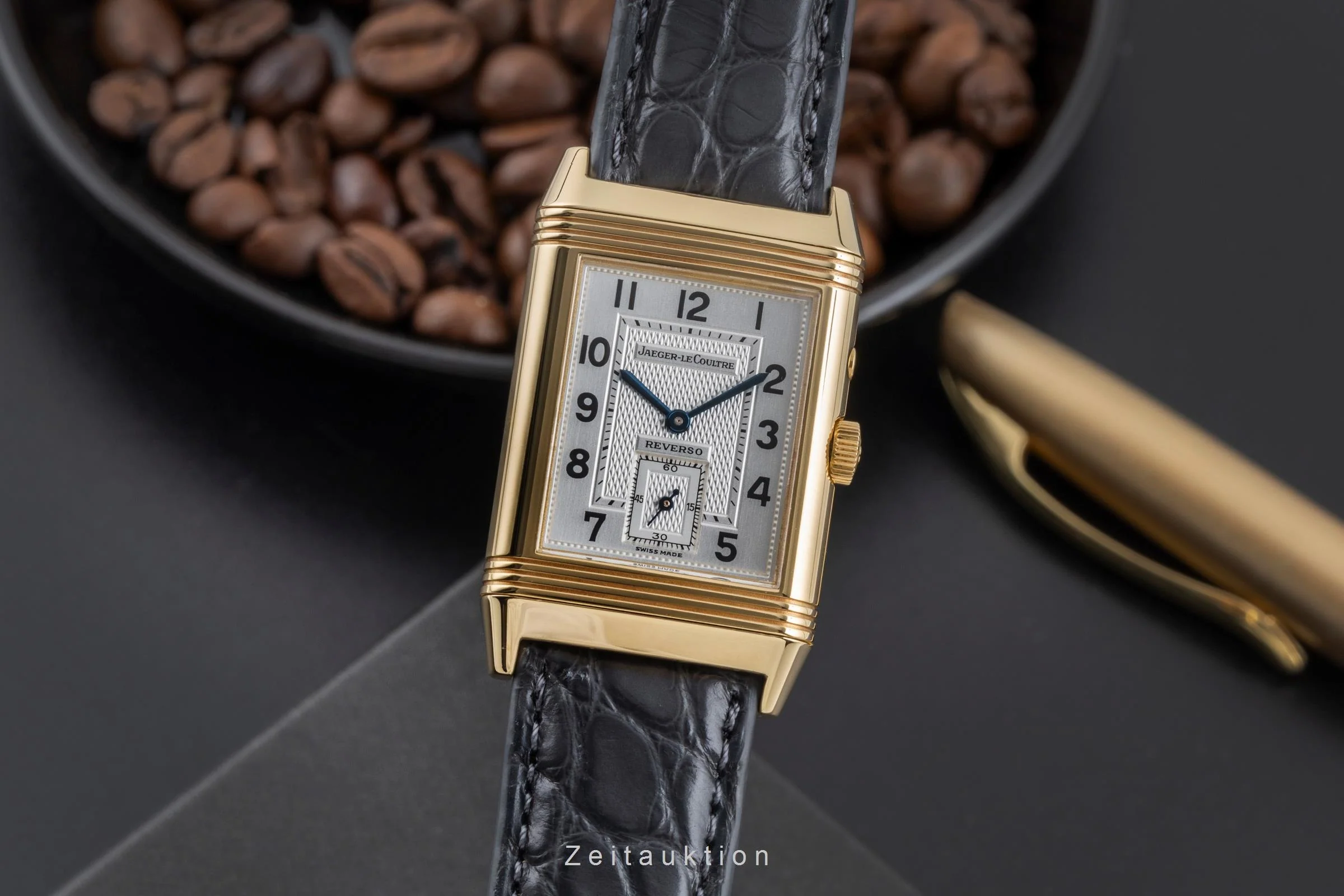 Jaeger LeCoultre Reverso 18 ct gold manual winding men's watch Q2711120  ,270.1.54  [2506716] - Image 2