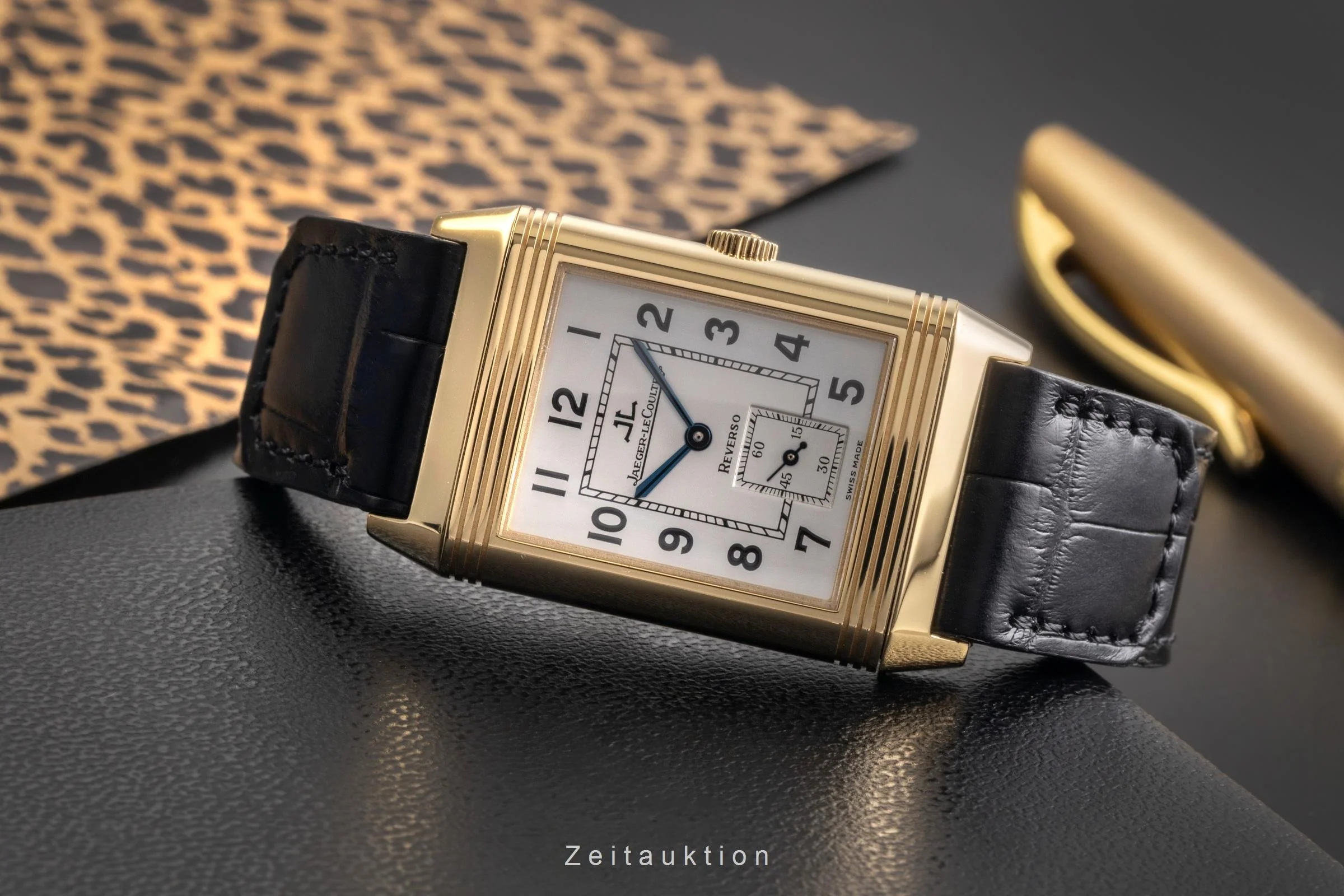Jaeger LeCoultre Reverso 18 ct gold manual winding men's watch QA270102  270.1.62  [2502906] - Image 3