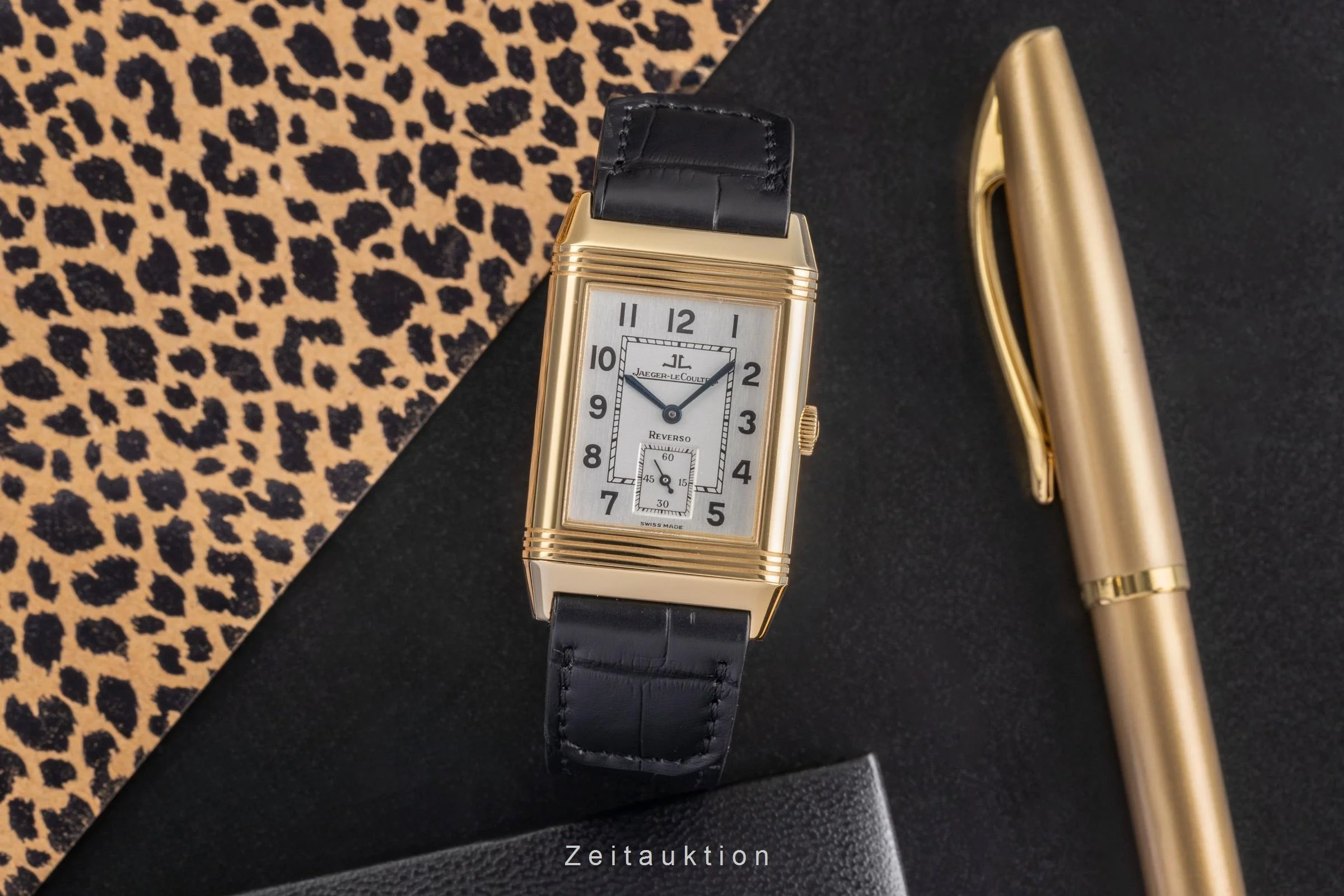 Jaeger LeCoultre Reverso 18 ct gold manual winding men's watch QA270102  270.1.62  [2502906] - Image 4