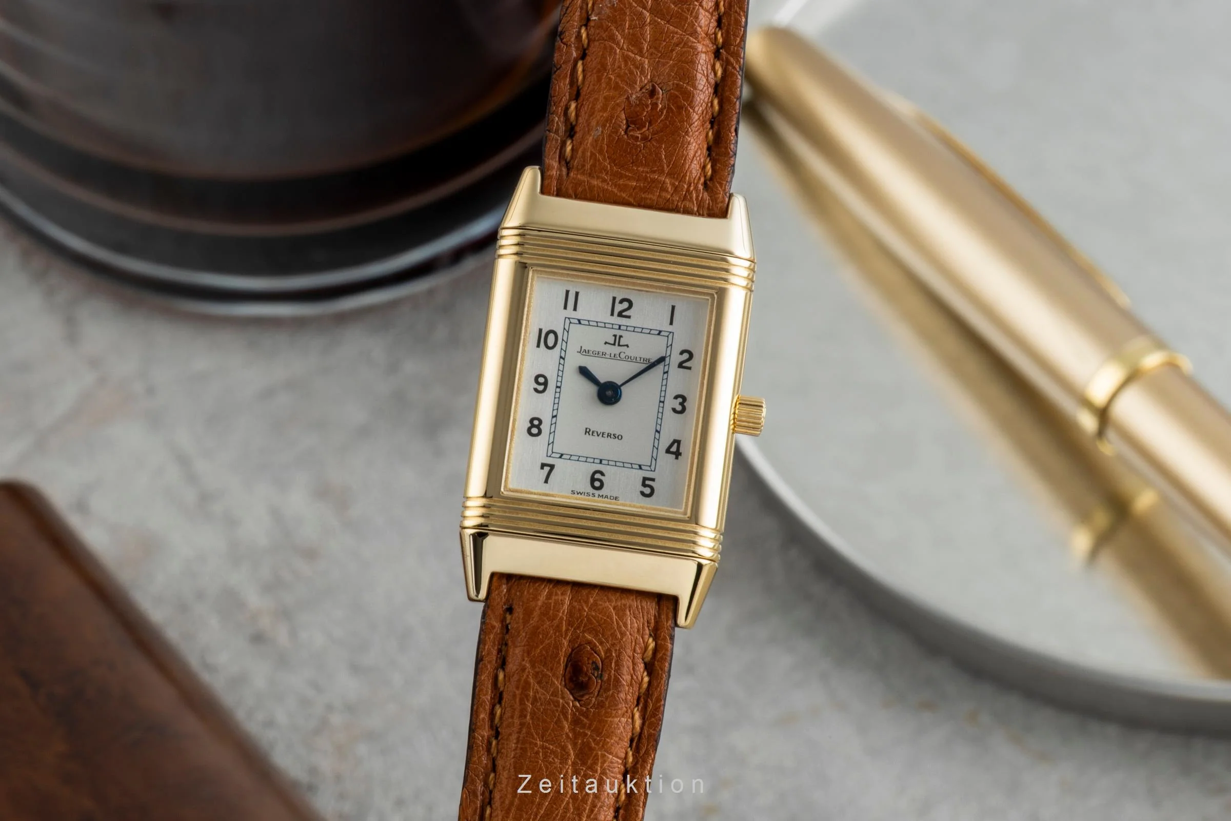 Jaeger LeCoultre Reverso 18 ct gold manual winding women's watch 260.140.862   260.1.86 LP: 17400EUR  [2506970] - Image 2