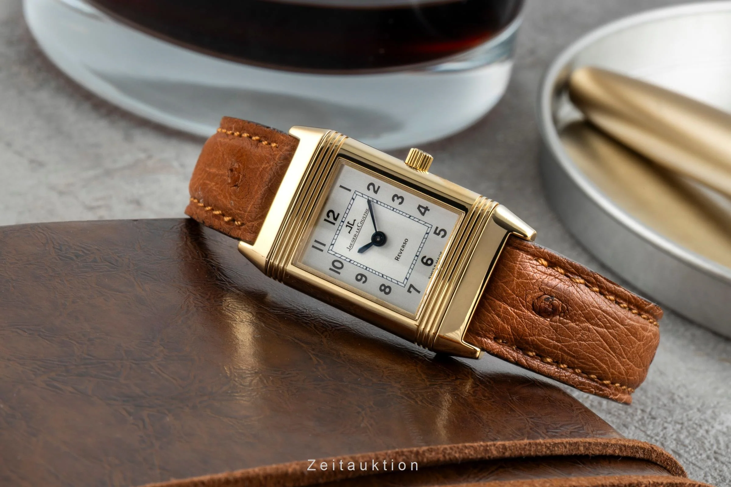 Jaeger LeCoultre Reverso 18 ct gold manual winding women's watch 260.140.862   260.1.86 LP: 17400EUR  [2506970] - Image 3
