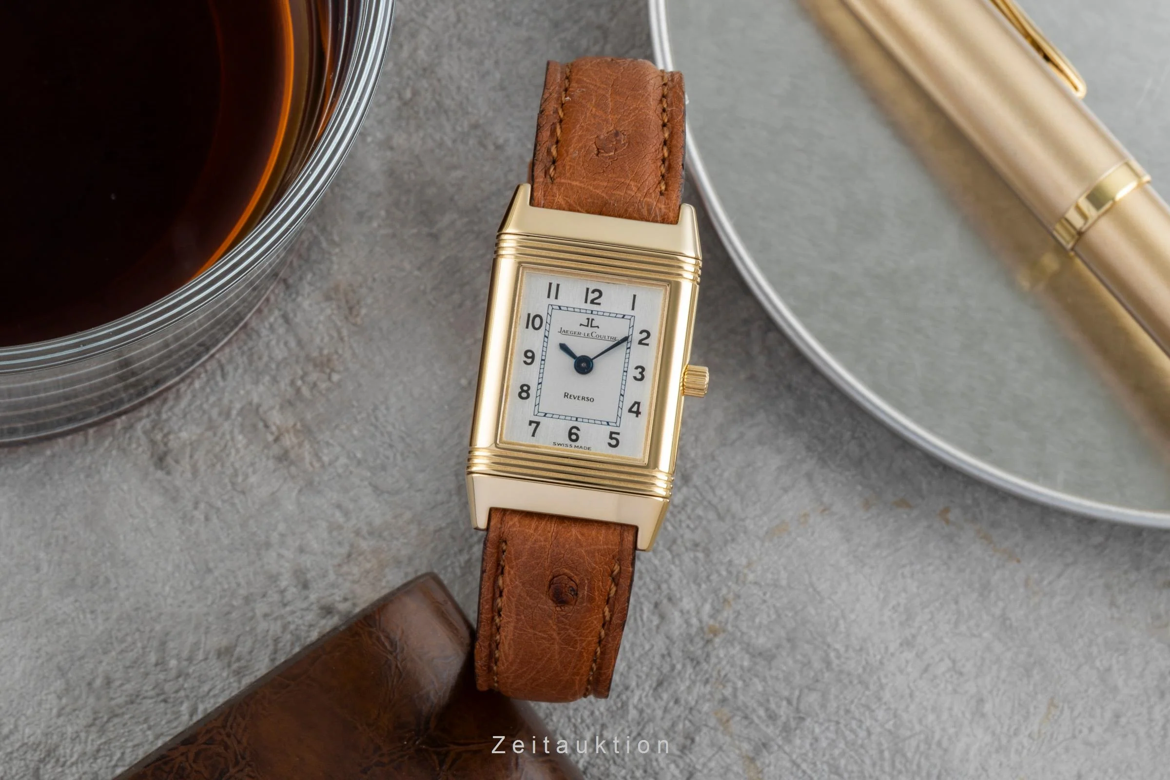 Jaeger LeCoultre Reverso 18 ct gold manual winding women's watch 260.140.862   260.1.86 LP: 17400EUR  [2506970] - Image 4