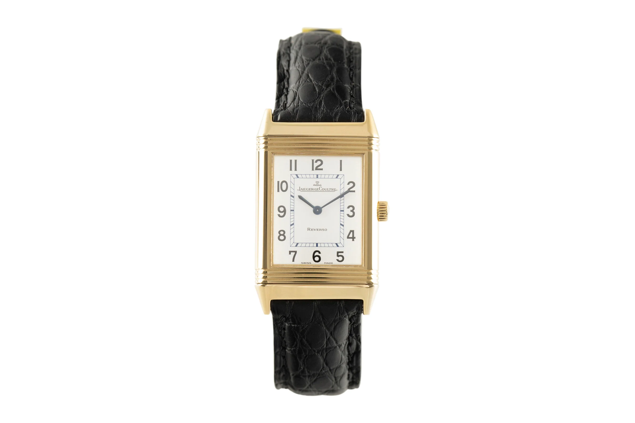 Jaeger LeCoultre Reverso 18 ct gold quartz men's watch 252.1.08  [2105062] - Image 4
