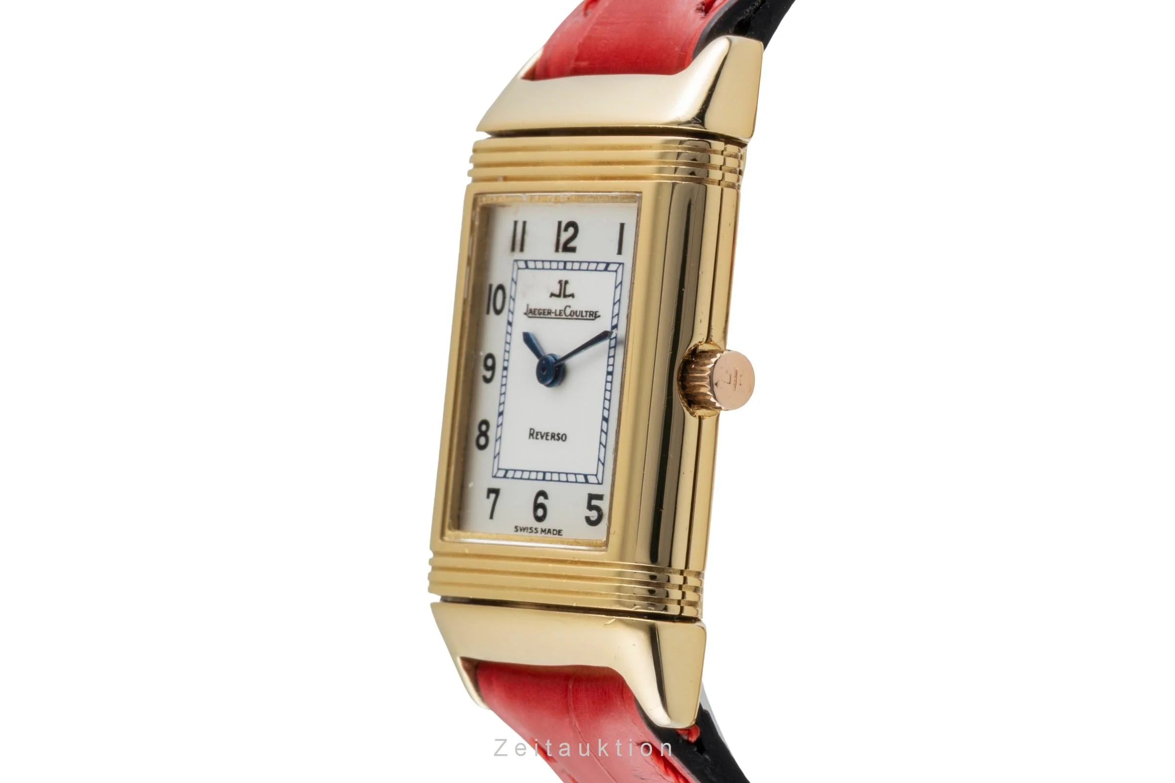 Jaeger LeCoultre Reverso 18 ct gold quartz women's watch 260.1.08   Q2611120  [2505242] - Image 7