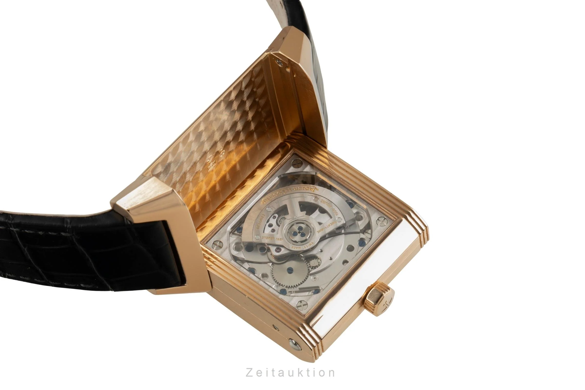 Jaeger LeCoultre Reverso 18 ct red gold automatic men's watch Q7002420  230.2.77  [2504669] - Image 13