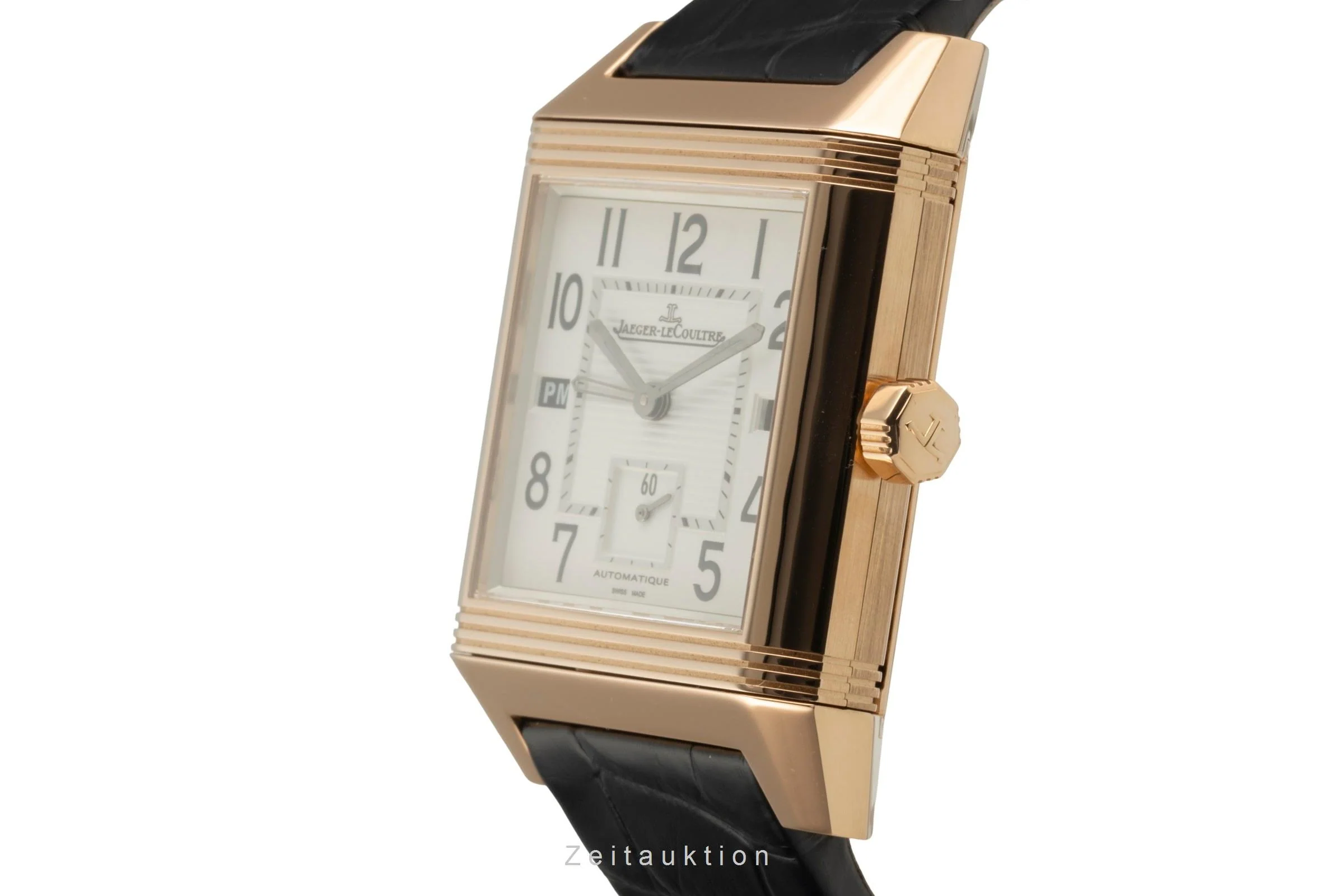 Jaeger LeCoultre Reverso 18 ct red gold automatic men's watch Q7002420  230.2.77  [2504669] - Image 7