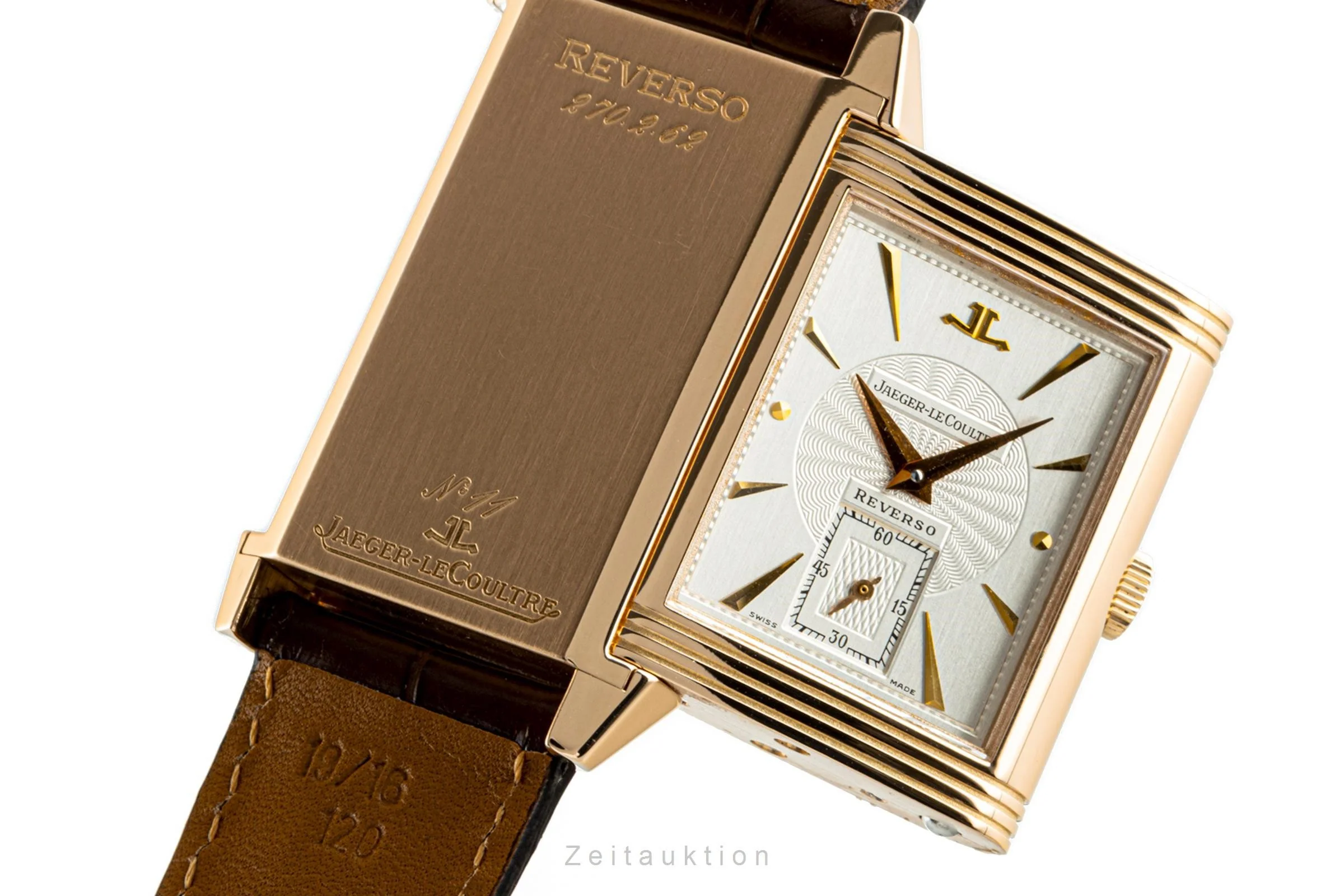 Jaeger LeCoultre Reverso 18 ct red gold manual winding men's watch 270.2.62  [2109844] - Image 10