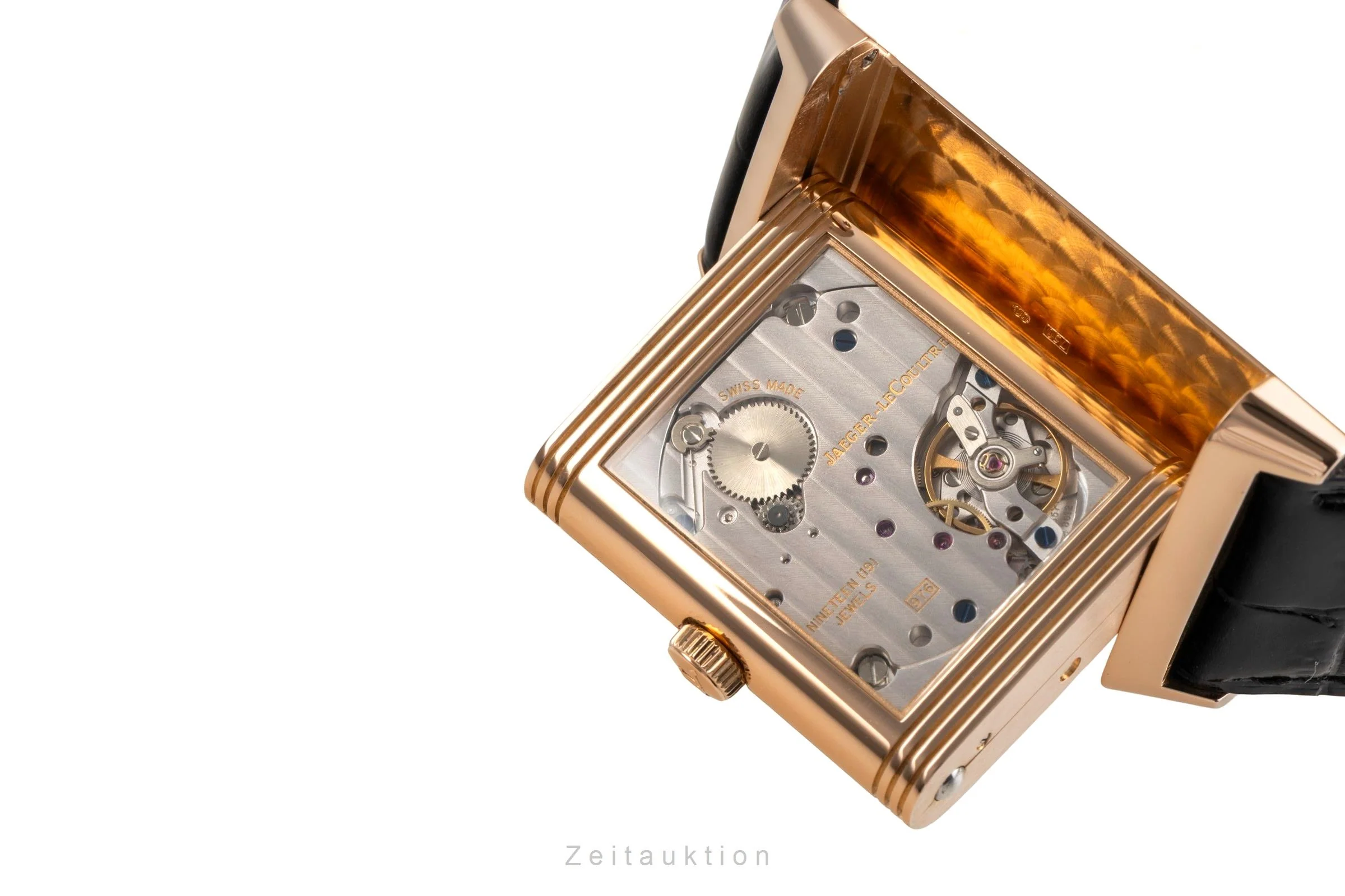 Jaeger LeCoultre Reverso 18 ct red gold manual winding men's watch Q3732420  273.2.04 LP: 37500EUR  [2502852] - Image 15