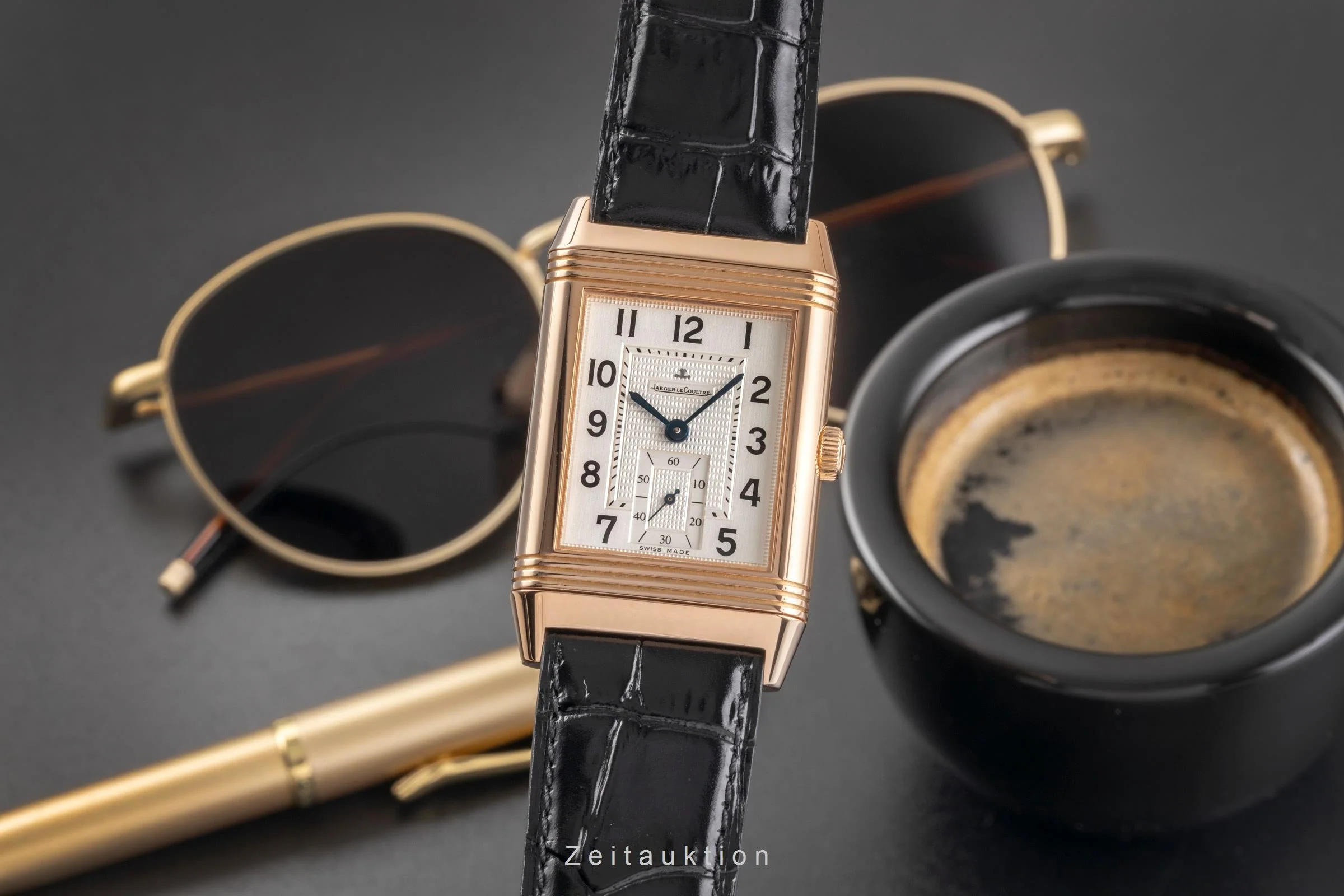 Jaeger LeCoultre Reverso 18 ct red gold manual winding men's watch Q3732420  273.2.04 LP: 37500EUR  [2502852] - Image 2