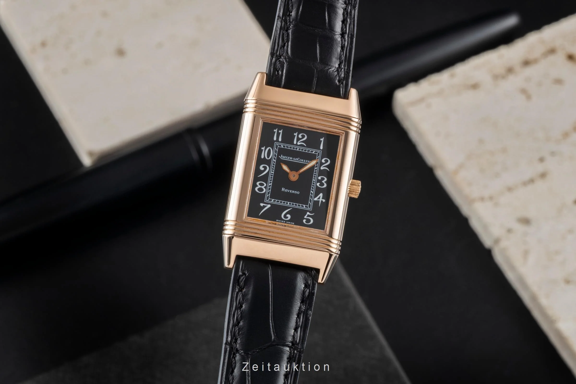 Jaeger LeCoultre Reverso 18 ct red gold manual winding women's watch Q2602470 , 260.2.86  [2600311] - Image 2