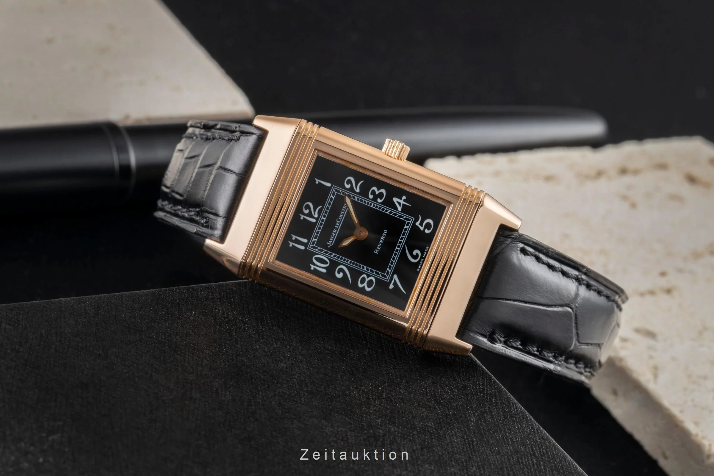 Jaeger LeCoultre Reverso 18 ct red gold manual winding women's watch Q2602470 , 260.2.86  [2600311] - Image 3