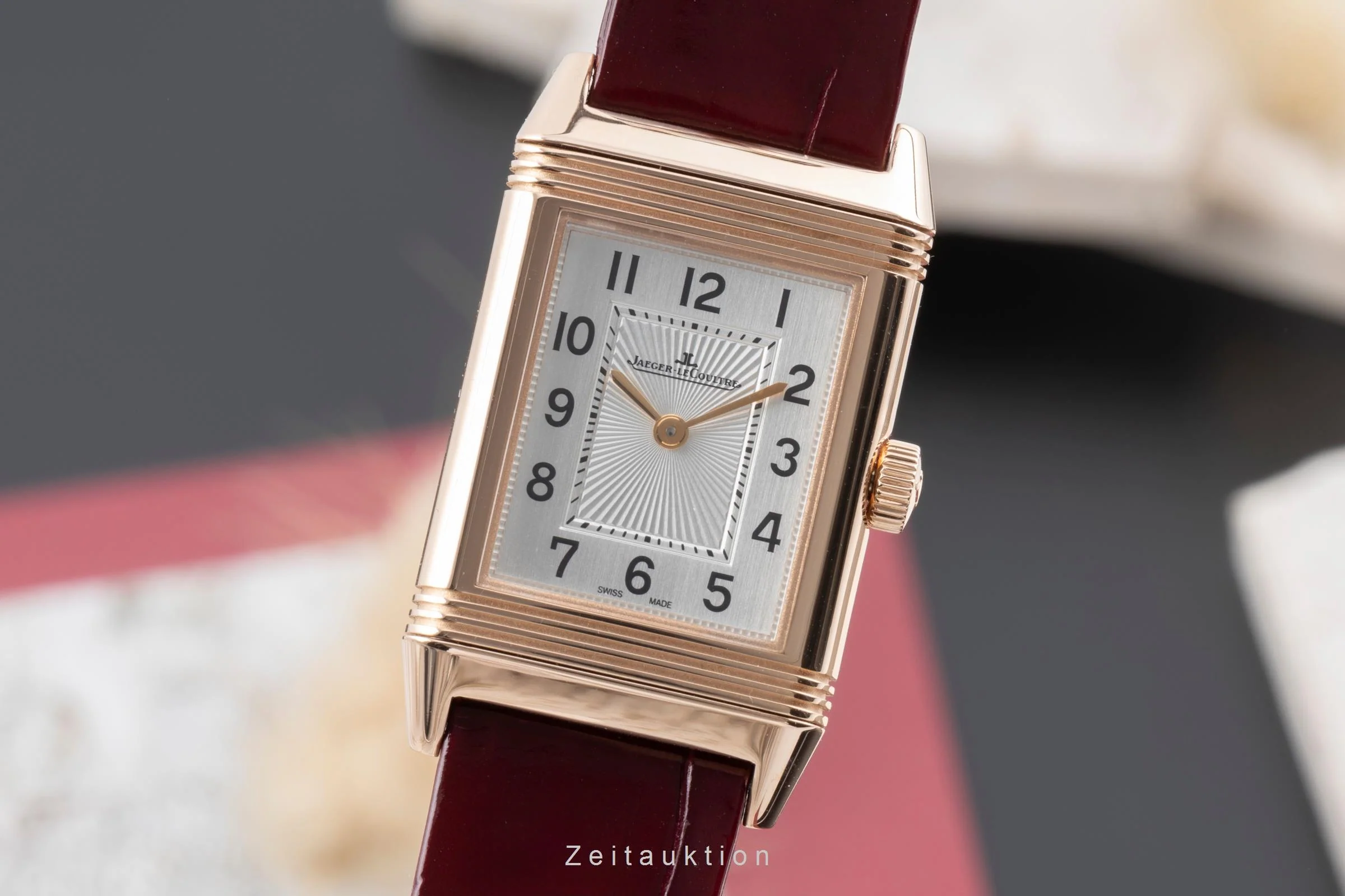 Jaeger LeCoultre Reverso 18 ct red gold manual winding women's watch Q2602540, 221.2.86 LP: 17400EUR  [2505462] - Image 2