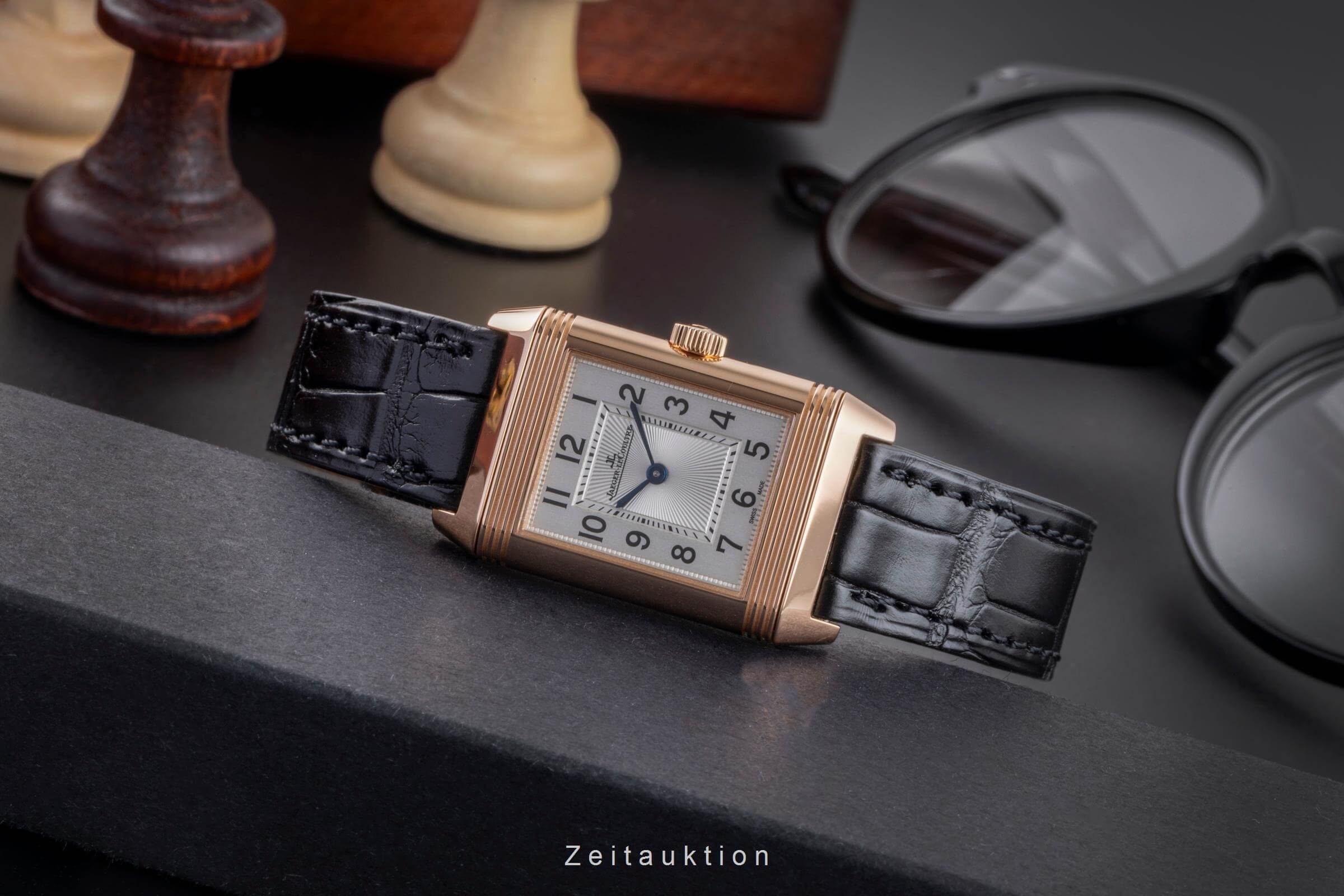 Jaeger LeCoultre Reverso 18 ct red gold manual winding women's watch Q2662430  211.2.44  [2406513] - Image 2