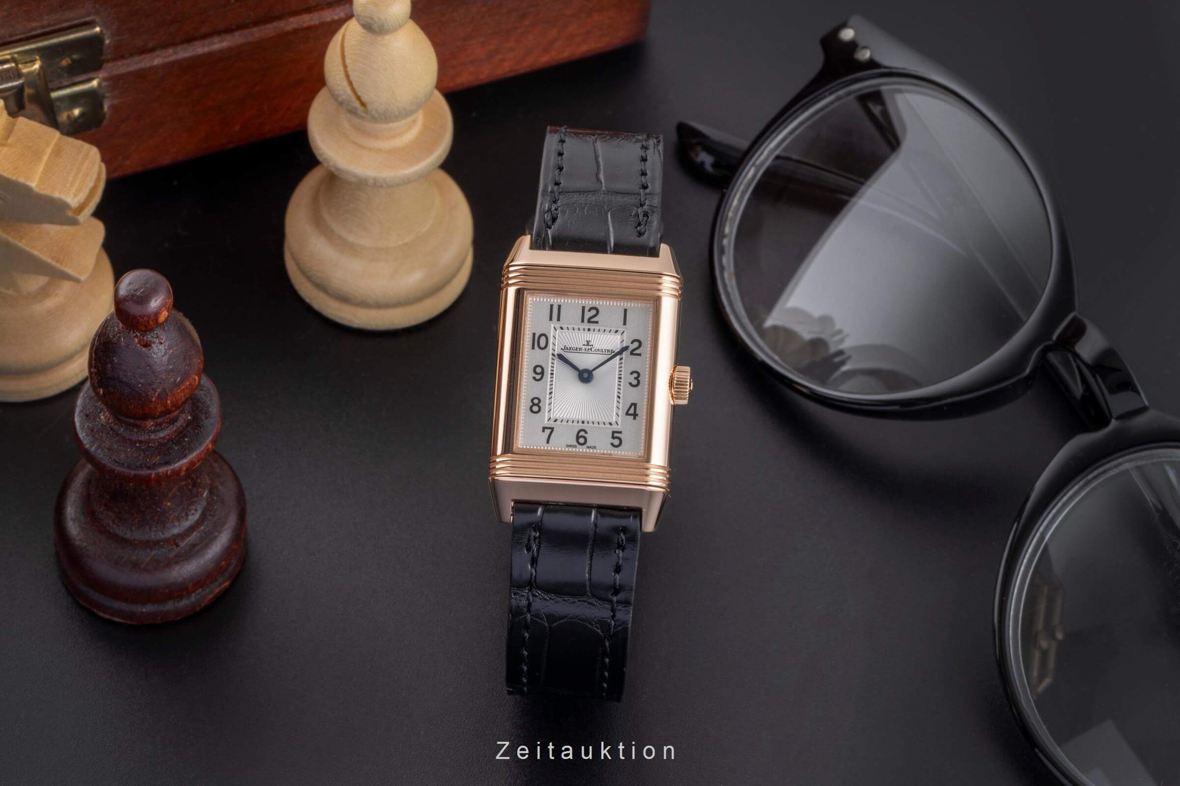 Jaeger LeCoultre Reverso 18 ct red gold manual winding women's watch Q2662430  211.2.44  [2406513] - Image 3
