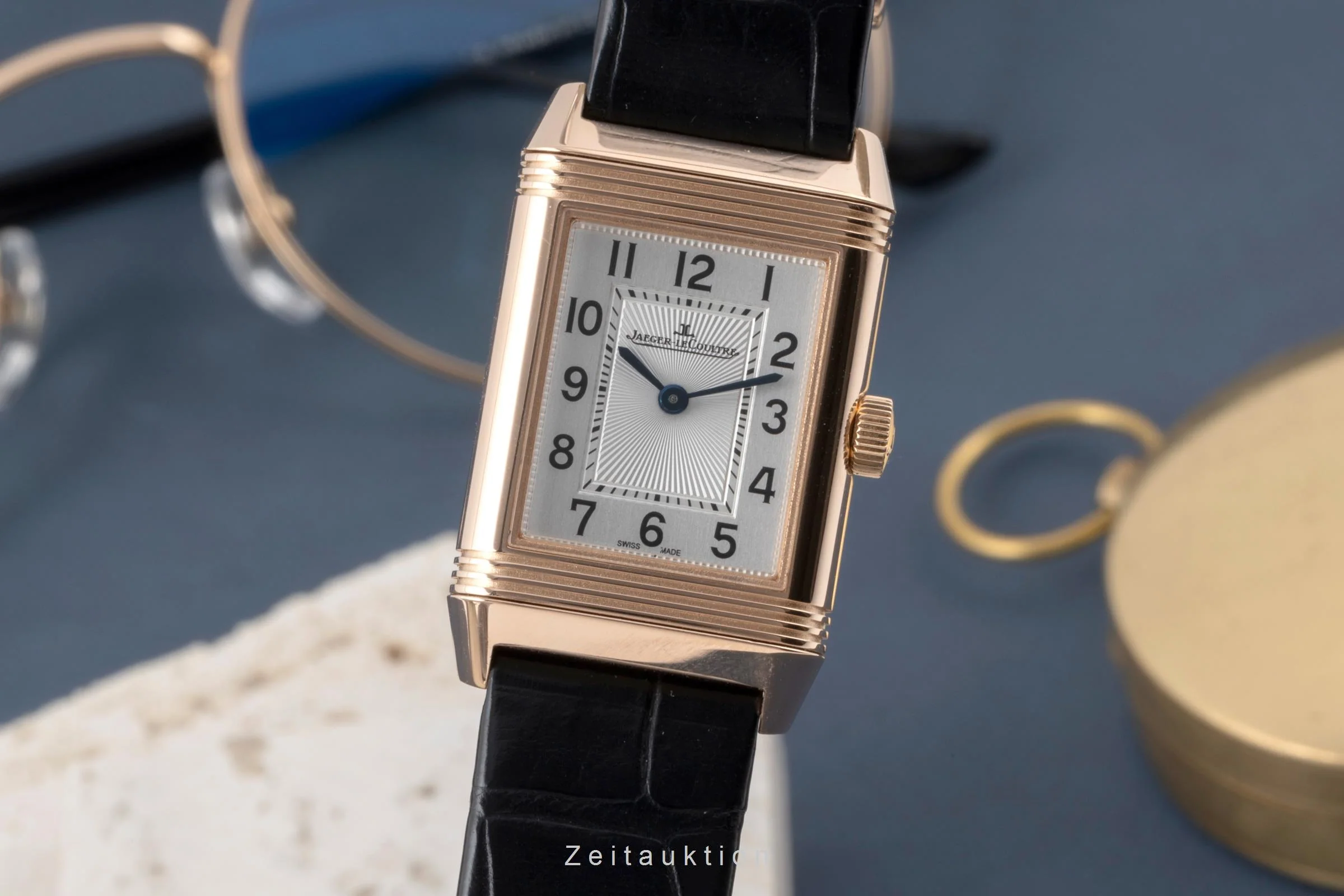 Jaeger LeCoultre Reverso 18 ct red gold manual winding women's watch Q2662430, 211.2.44 LP: 26200EUR  [2505417] - Image 2