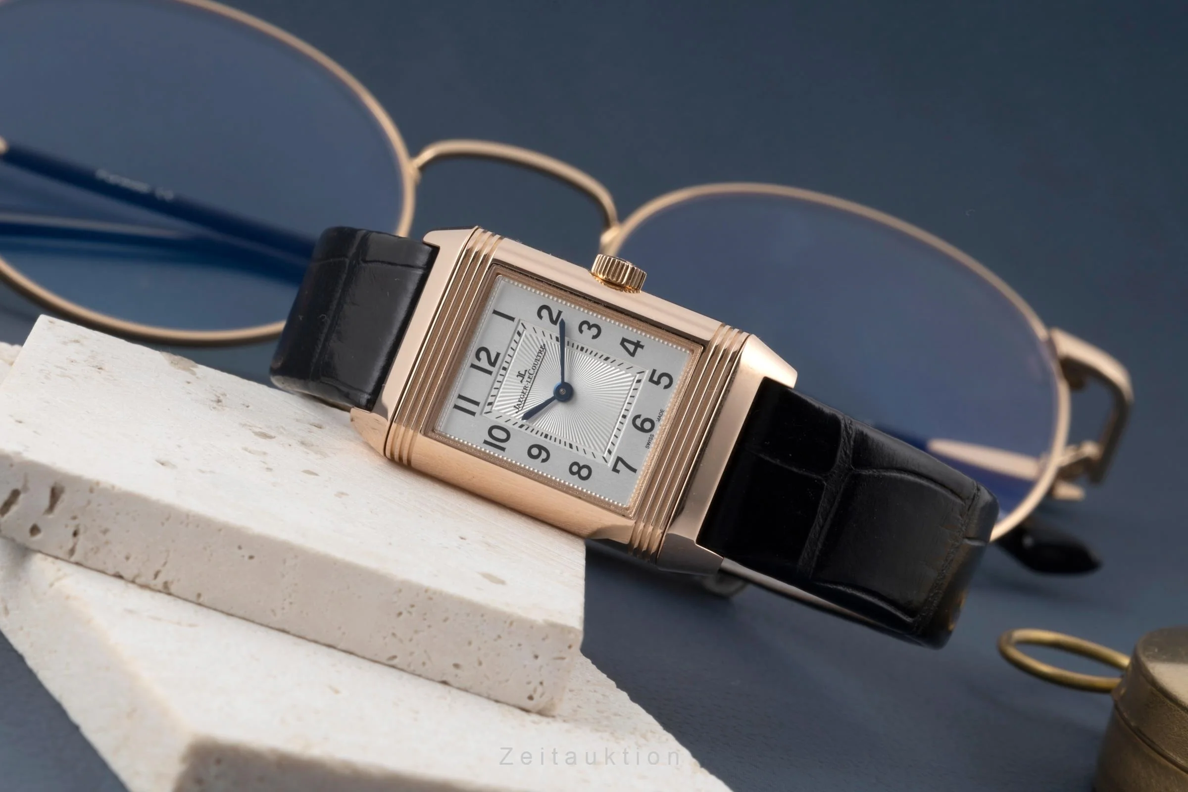 Jaeger LeCoultre Reverso 18 ct red gold manual winding women's watch Q2662430, 211.2.44 LP: 26200EUR  [2505417] - Image 3