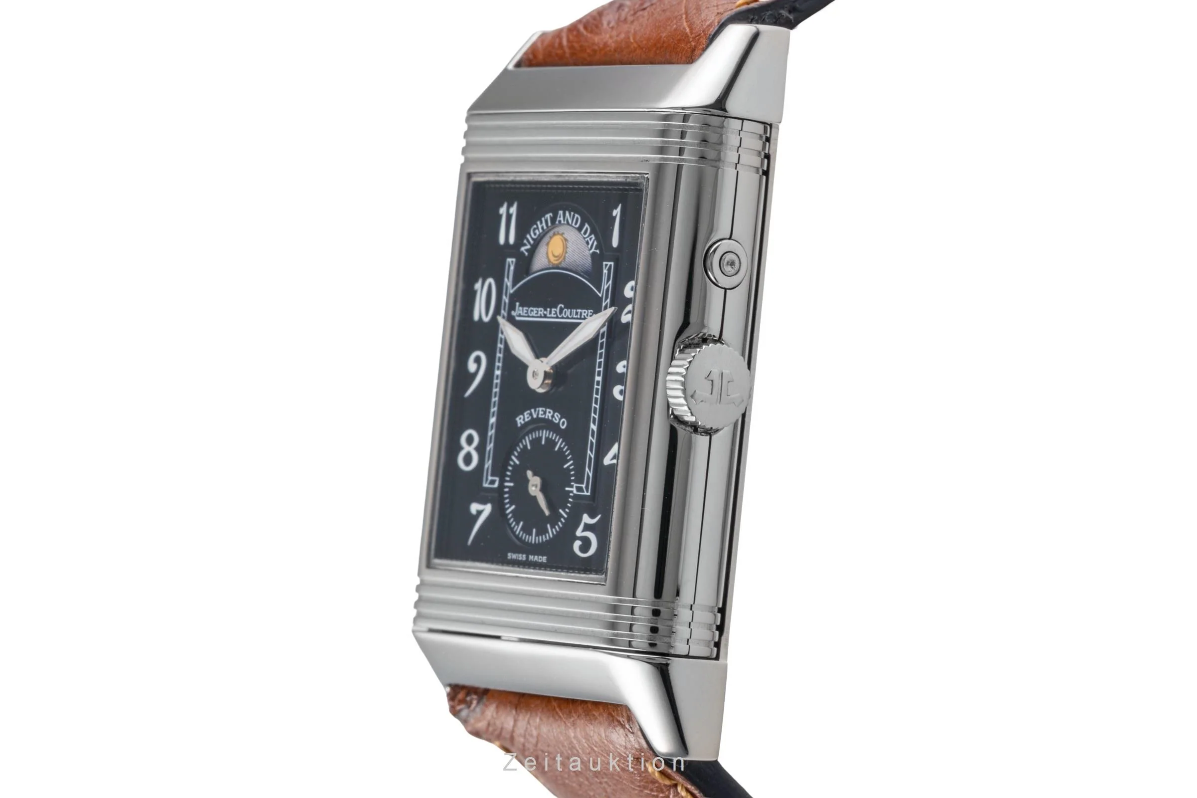 Jaeger LeCoultre Reverso 18 ct white gold manual winding men's watch Q2723440   270.3.54  [2503219] - Image 7