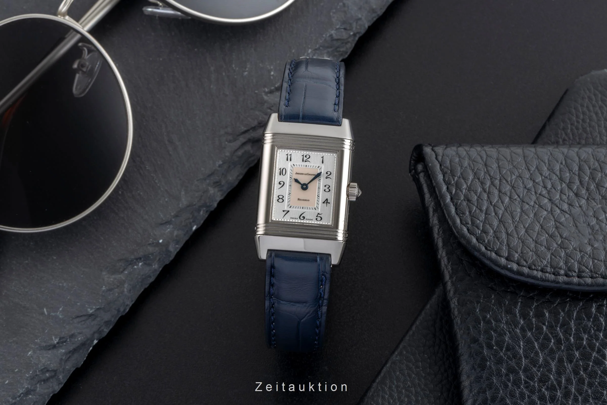 Jaeger LeCoultre Reverso 18 ct white gold manual winding women's watch Q2663420, 266.3.44  [2505442] - Image 4