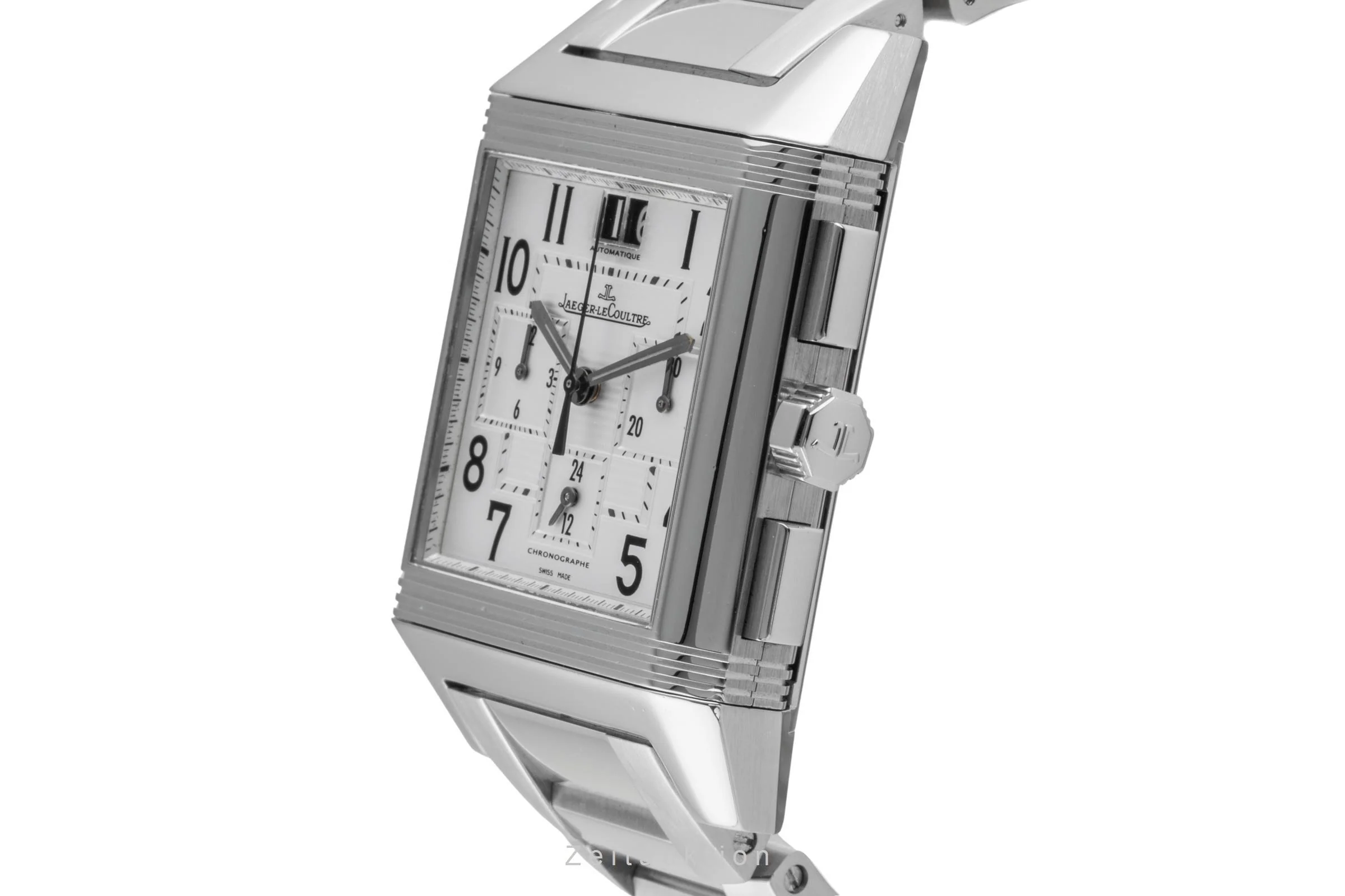 Jaeger LeCoultre Reverso chronograph steel automatic men's watch Q7018120 , 230.8.45  [2503755] - Image 7