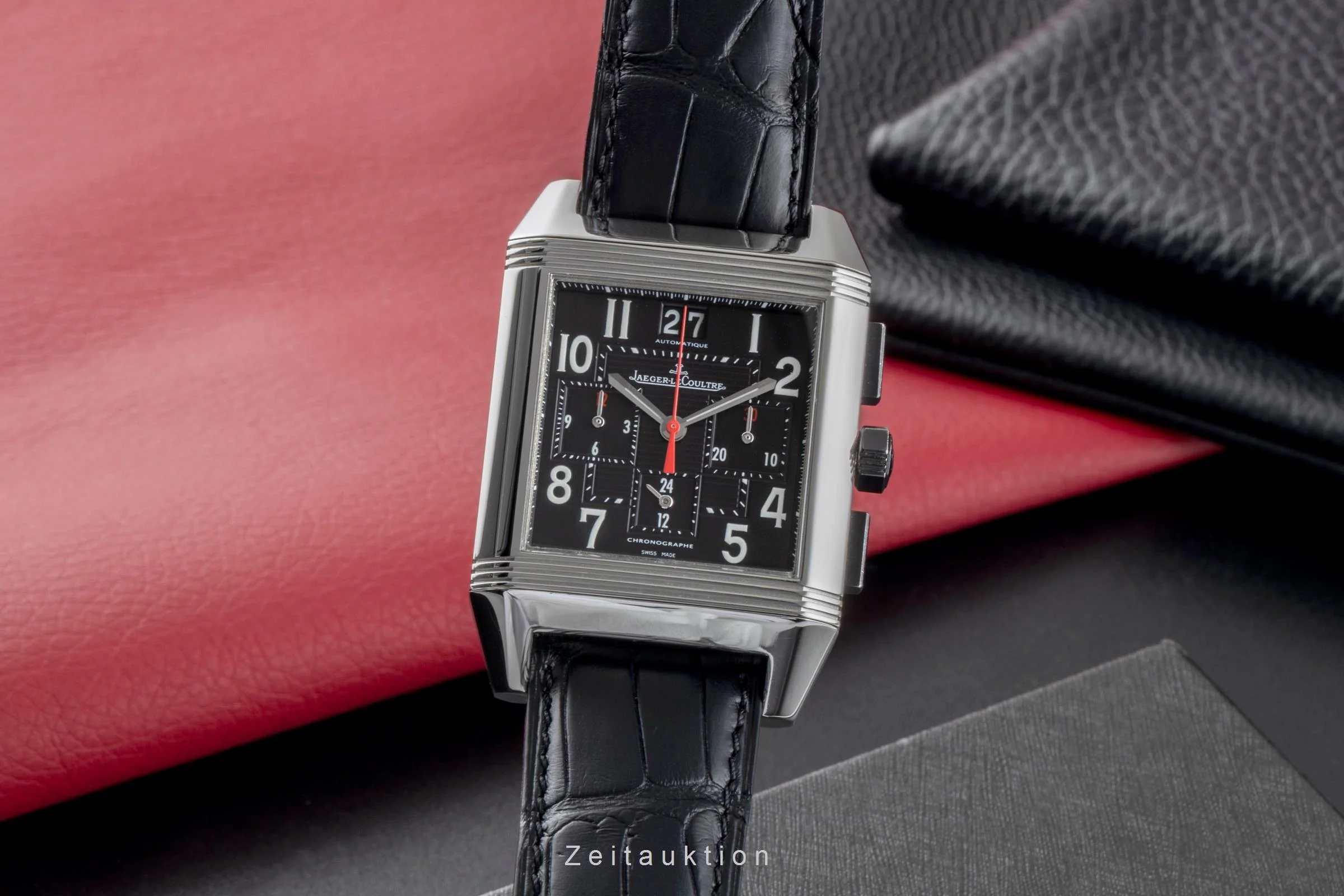 Jaeger LeCoultre Reverso chronograph steel automatic men's watch Q701868P / 230.8.45  [2506581] - Image 2