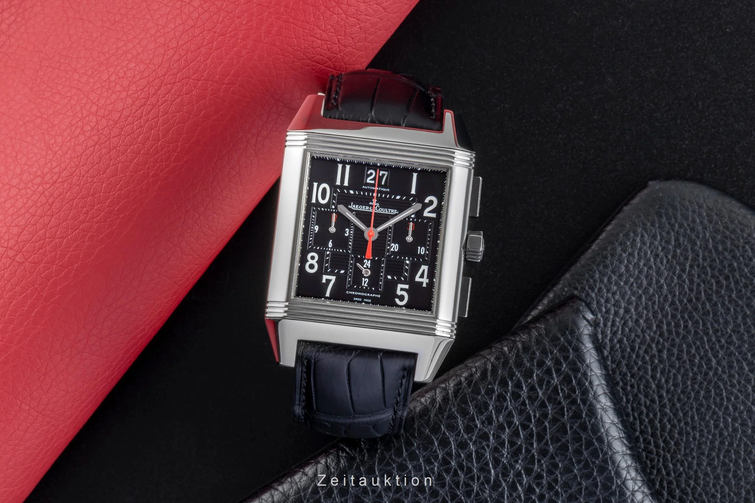 Jaeger LeCoultre Reverso chronograph steel automatic men's watch Q701868P / 230.8.45  [2506581] - Image 4