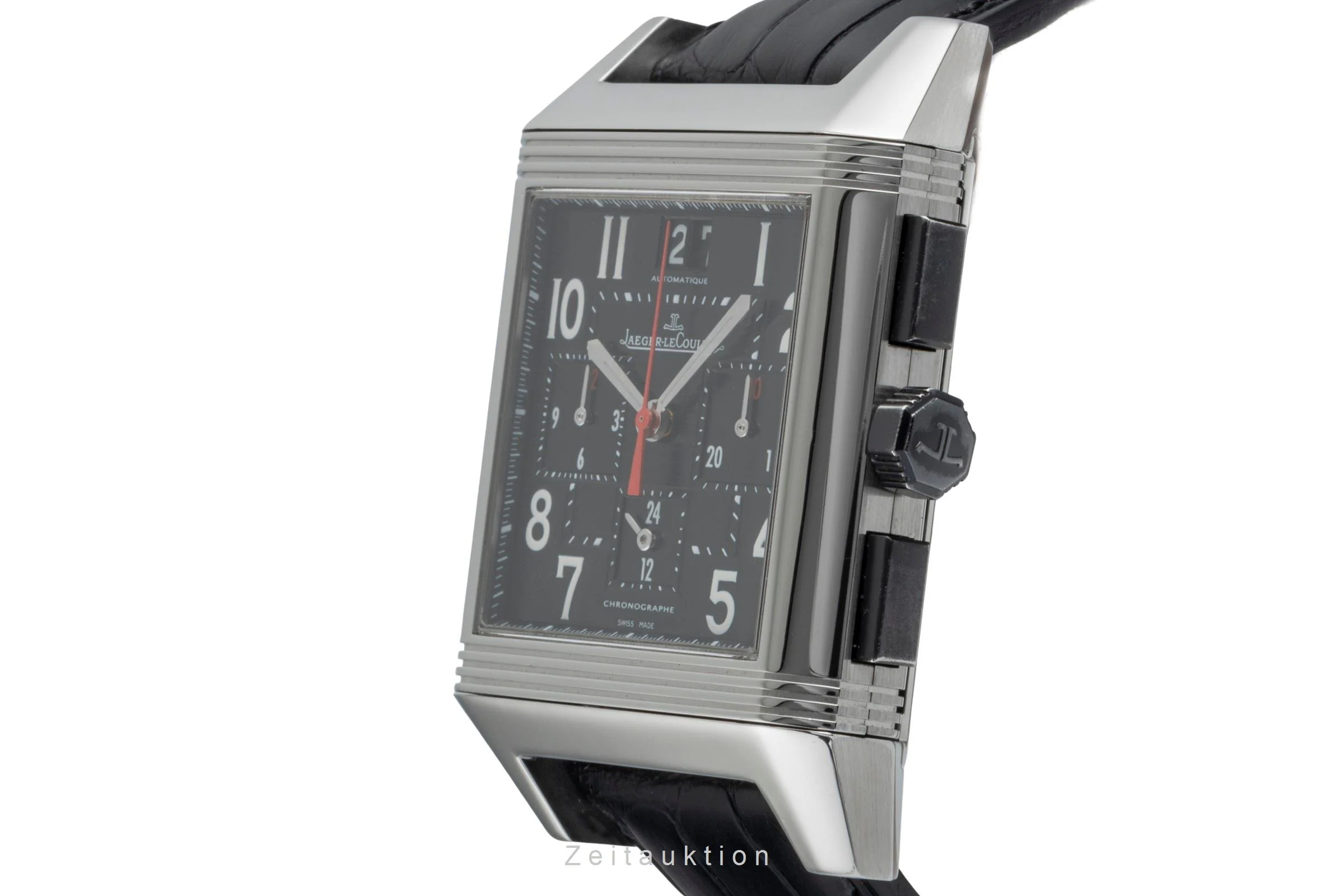 Jaeger LeCoultre Reverso chronograph steel automatic men's watch Q701868P / 230.8.45  [2506581] - Image 9