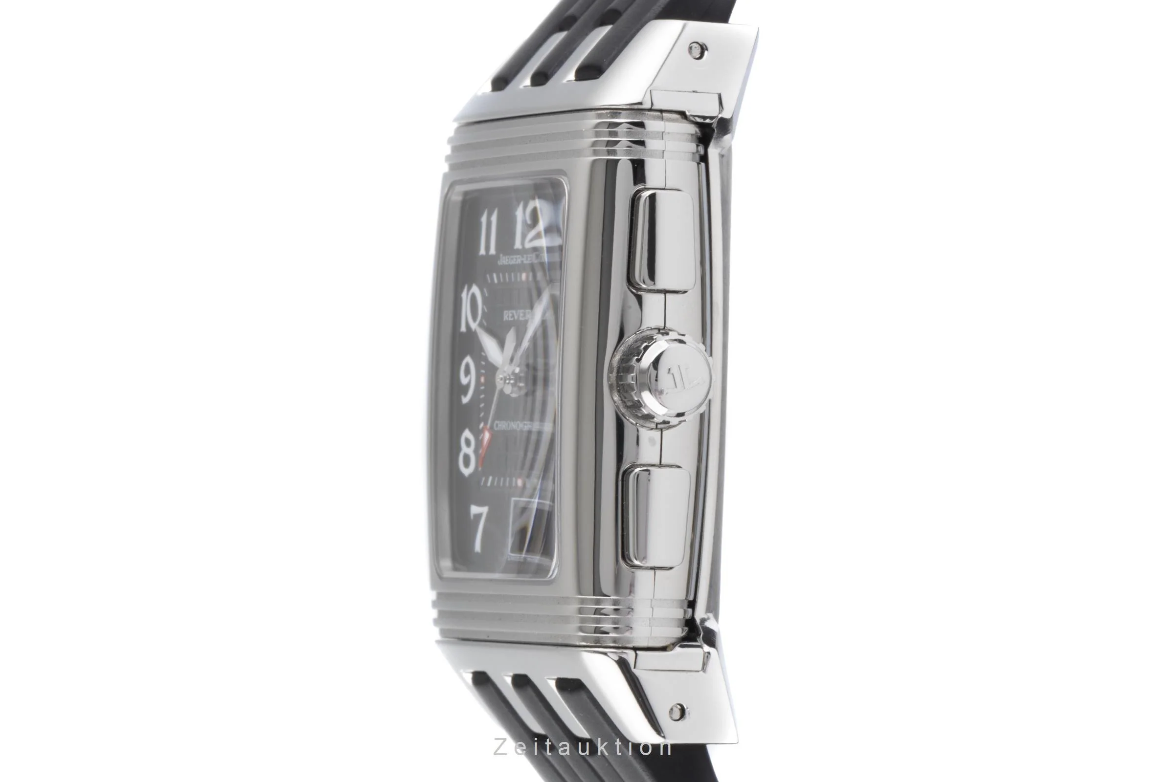 Jaeger LeCoultre Reverso chronograph steel manual winding men's watch 295.8.59 LP: 9600EUR  [2203315] - Image 6