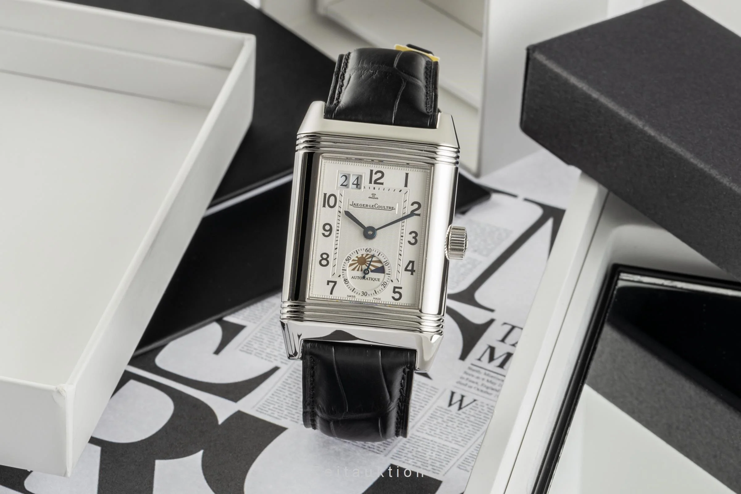 Jaeger LeCoultre Reverso steel automatic men's watch Q3038420, 240.8.72  [2305624] - Image 3